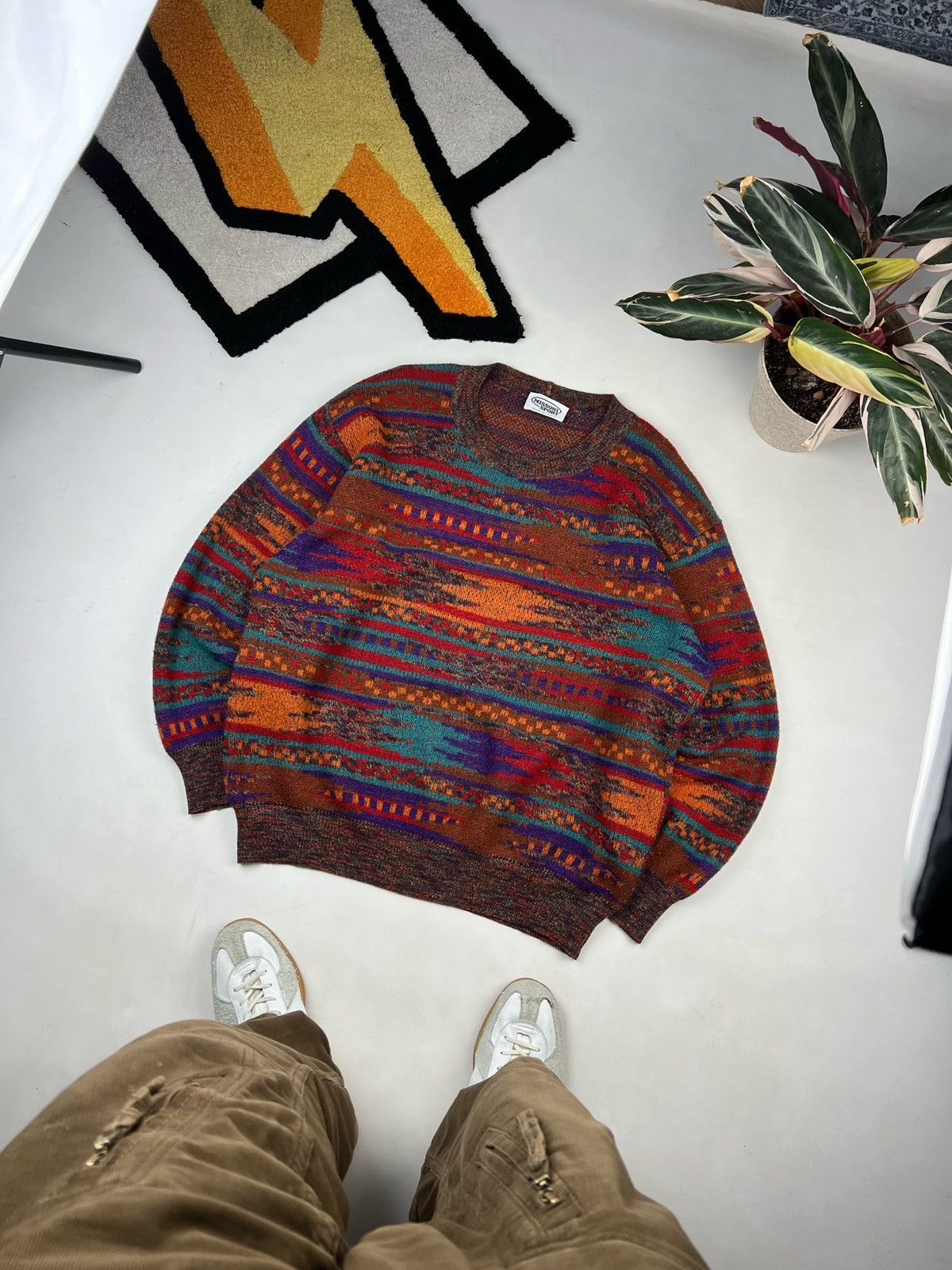 Aran Isles Knitwear Vintage Missoni Sport Knit Sweater Size US XL / EU 56 / 4 - 5 Thumbnail