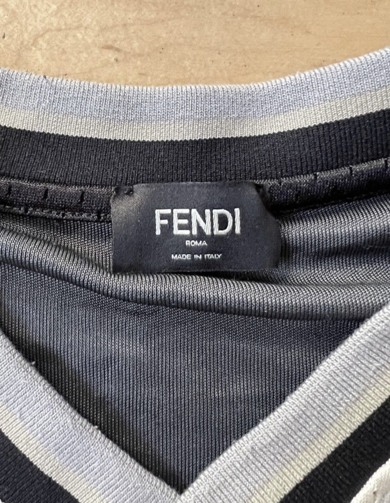 Fendi Fendi Active Mesh Star Shirt Size US L / EU 52-54 / 3 - 2 Thumbnail