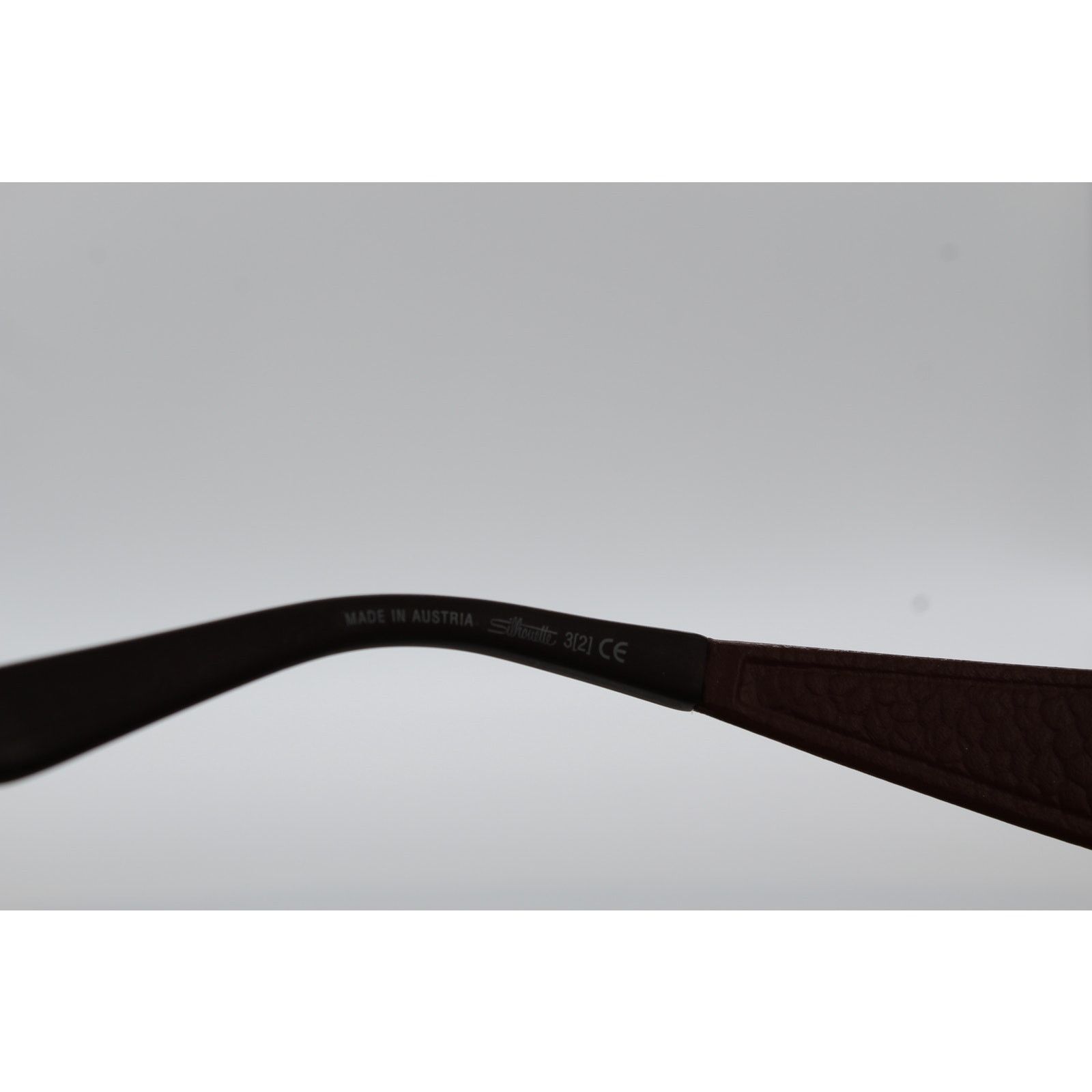 Silhouette Silhouette 8128 Brown Leather Temple Sunglasses Size ONE SIZE - 5 Thumbnail