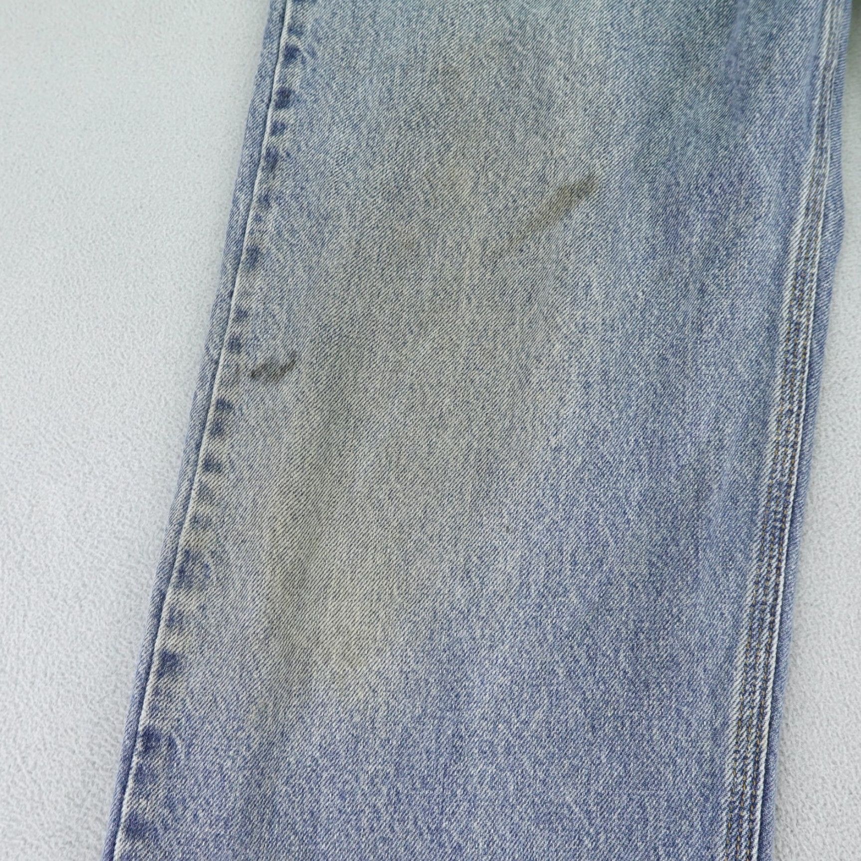 Carhartt VINTAGE Carhartt Jeans Mens 40x32 Blue Denim Relaxed Fit Straight Leg Utility Workwear Size US 38 / EU 54 - 4 Thumbnail