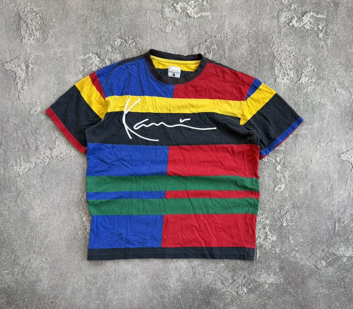 Karl Kani × Vintage Karl kani S tee T-shirt polo jersey skateboarding 00s faded Size US S / EU 44-46 / 1 - 4 Thumbnail