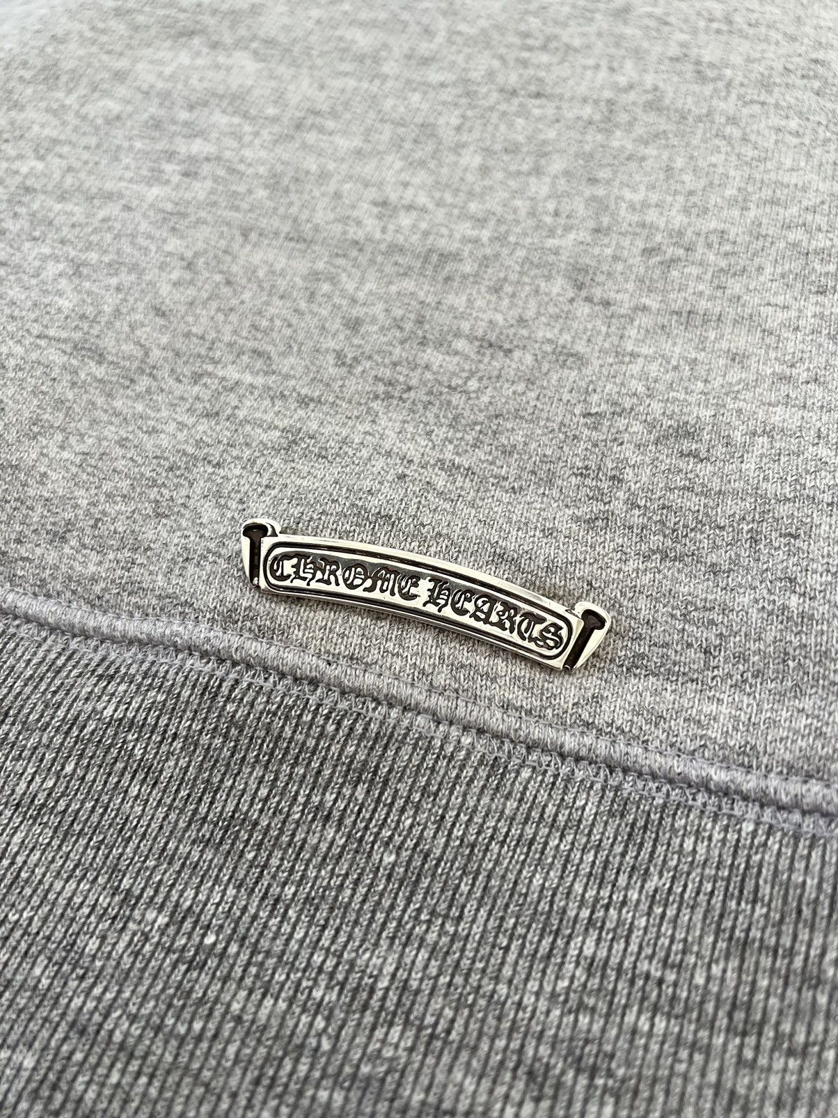 Chrome Hearts Chrome Hearts Triple Cross Grey Hoodie Size US L / EU 52-54 / 3 - 3 Thumbnail