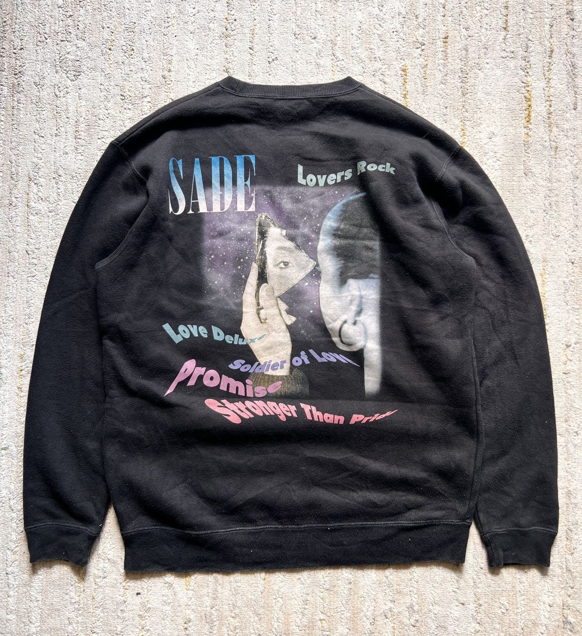 Band Tees × Vintage Vtg Sade Diamond Life Black Sweater Size US L / EU 52-54 / 3 - 2 Thumbnail