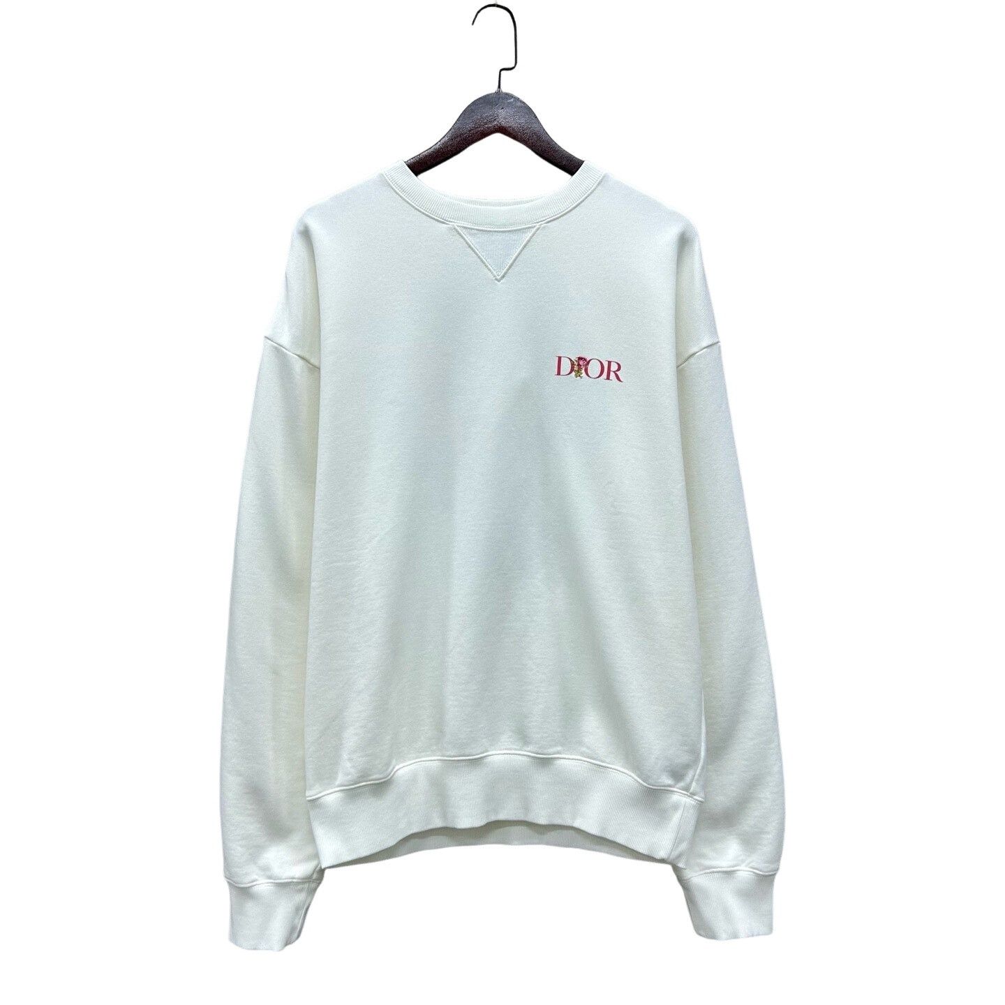 Dior Dior Rose Embroidery Sweatshirt Size S Size US S / EU 44-46 / 1 - 1 Thumbnail
