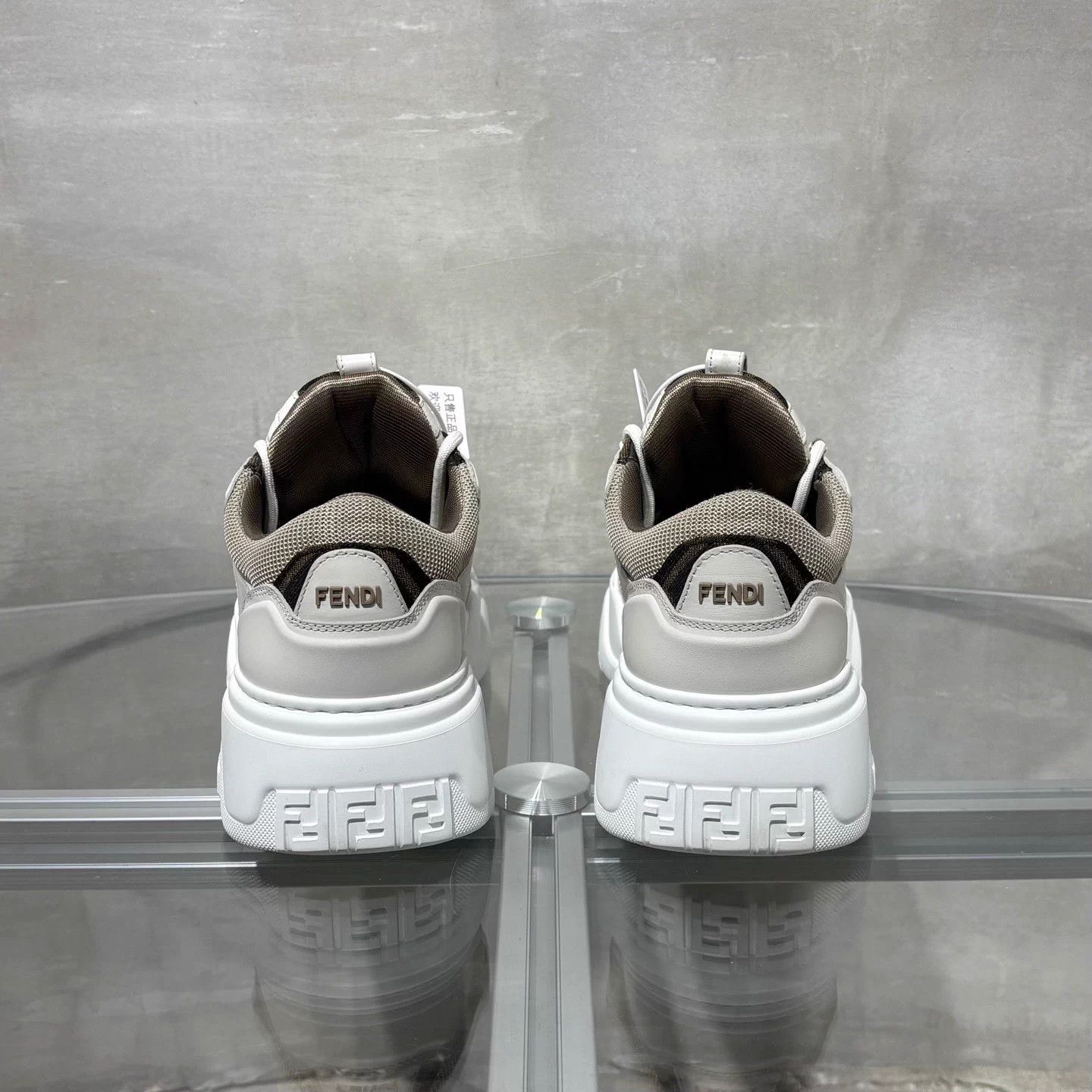 Fendi Fendi white platform sneakers 42 Size US 9 / EU 42 - 6 Thumbnail