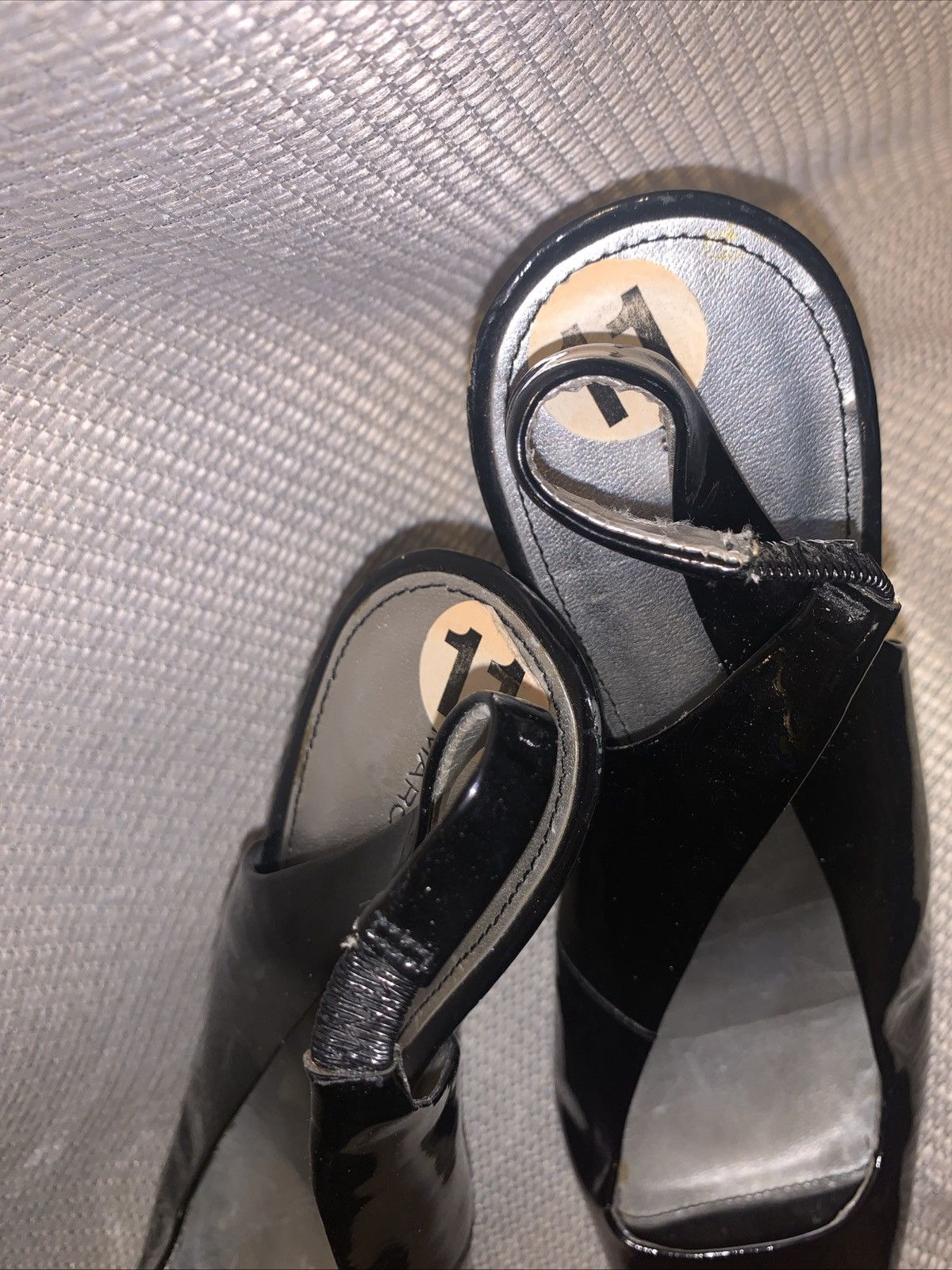 Marc Fisher Marc Fisher black size 11 sling back patent leather Size US 11 / IT 41 - 5 Thumbnail