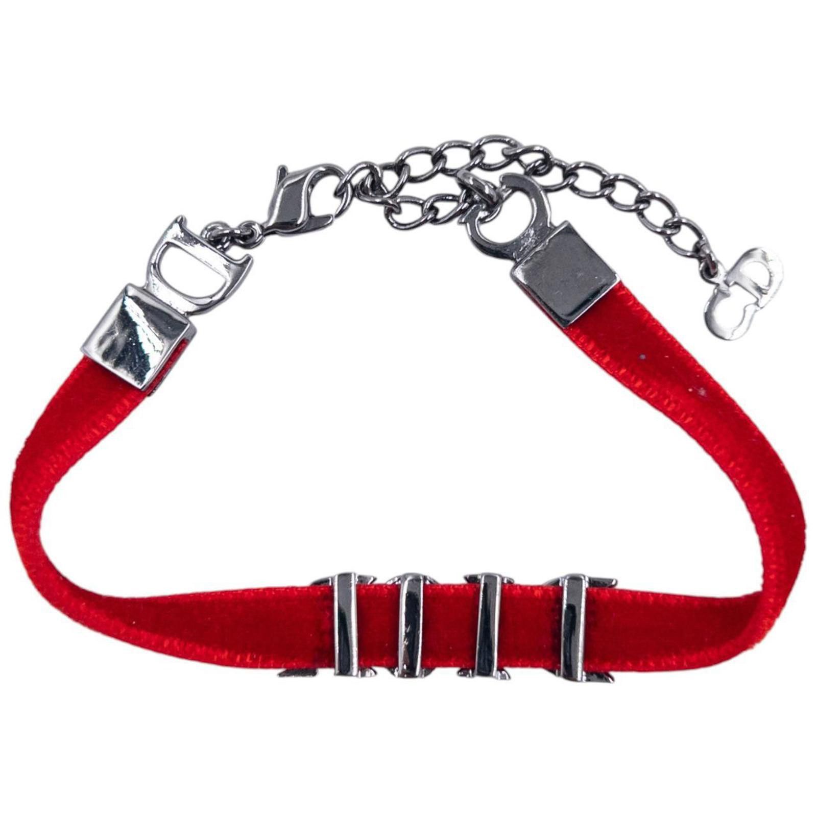Dior Vintage Dior Velvet Ribbon Bracelet Size ONE SIZE - 2 Thumbnail