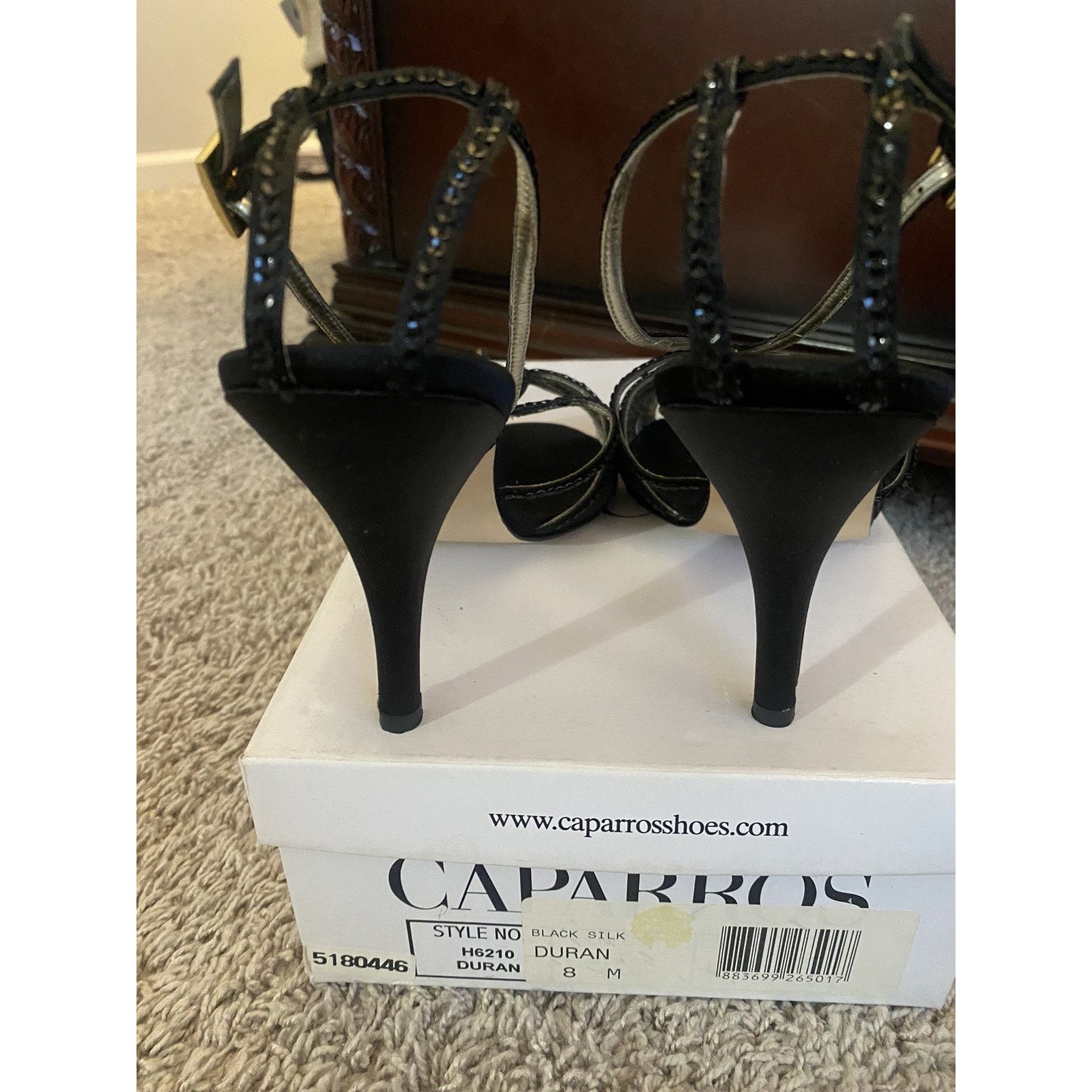 & Other Stories Caparros Women Open Toes Sequen blk sz 8 Size US 8 / IT 38 - 6 Thumbnail