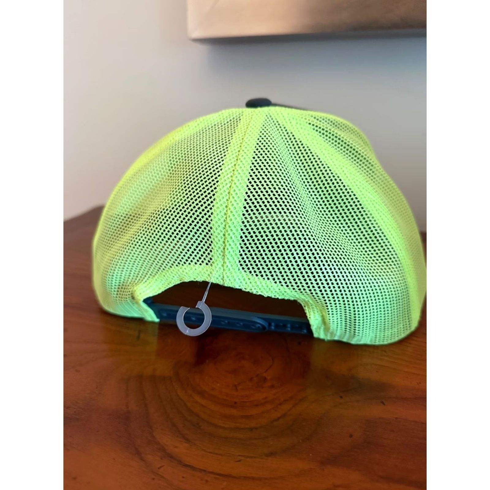 Vintage pepitees Suzuki Motocross Trucker Hat Cap Adult One Size Adjustable Green Gray Cotton Twill Racing Theme Mens Cap Size ONE SIZE - 3 Thumbnail
