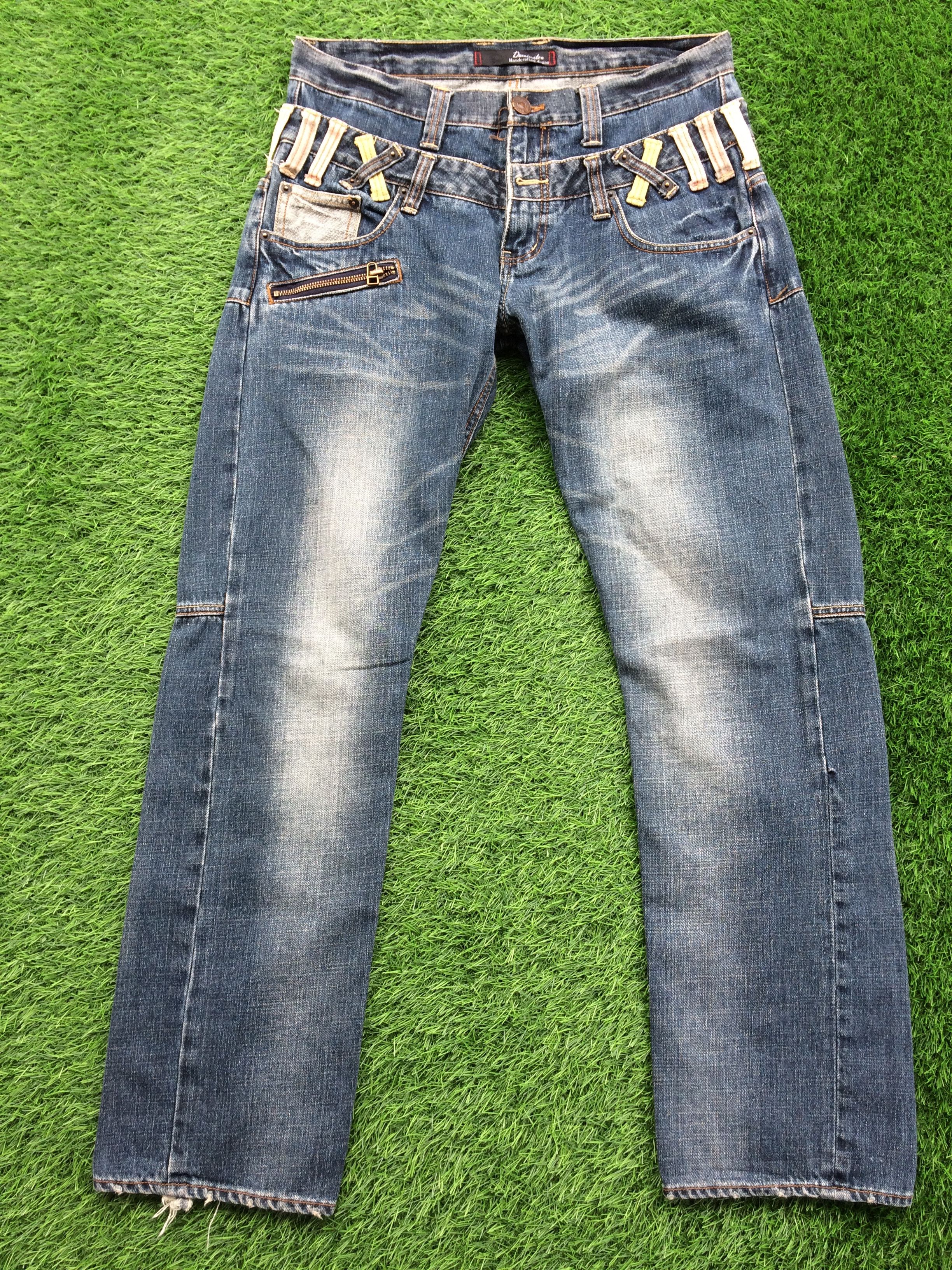 Japanese Brand Japanese Double Waist Denim Jeans Pants #D-867 Size US 30 / EU 46 - 2 Thumbnail