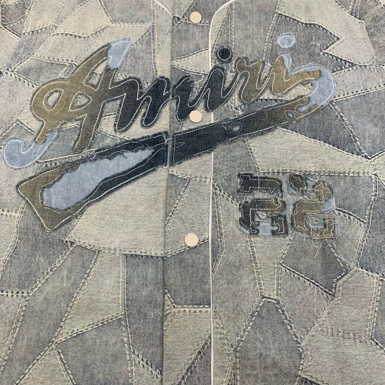 Amiri Amiri blue denim shirt short-sleeved Size US XL / EU 56 / 4 - 8 Thumbnail