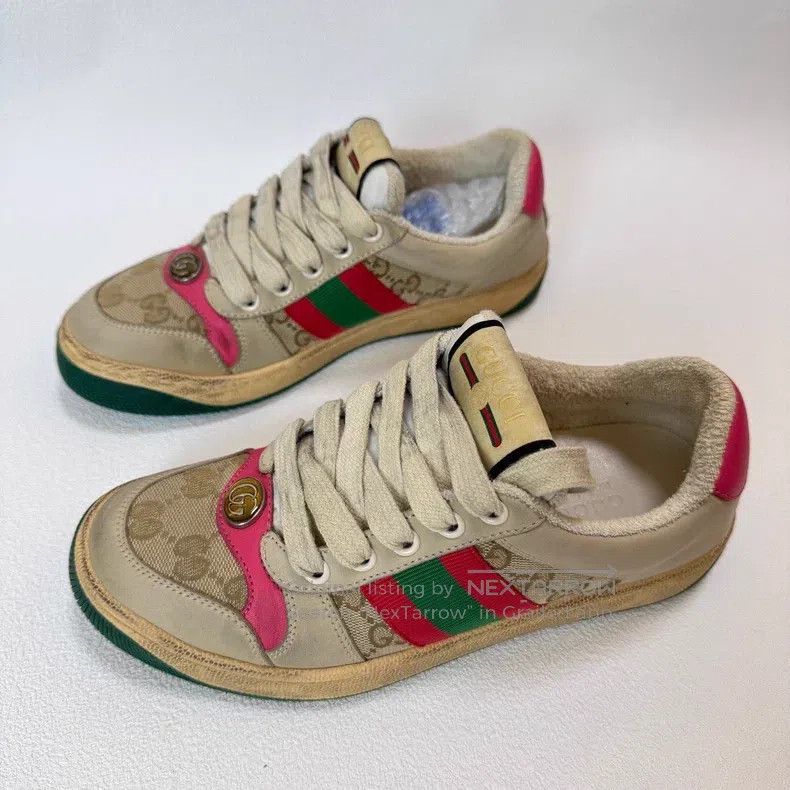 Gucci Gucci Dirty pink shoes Size US 4 / IT 34 - 1 Thumbnail