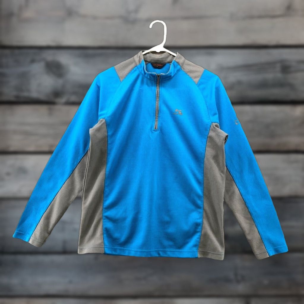 Vintage VINTAGE Kolping Korean Golf 1/4 Zip Pullover Long Sleeve Shirt Mens S Blue Size US S / EU 44-46 / 1 - 1 Thumbnail