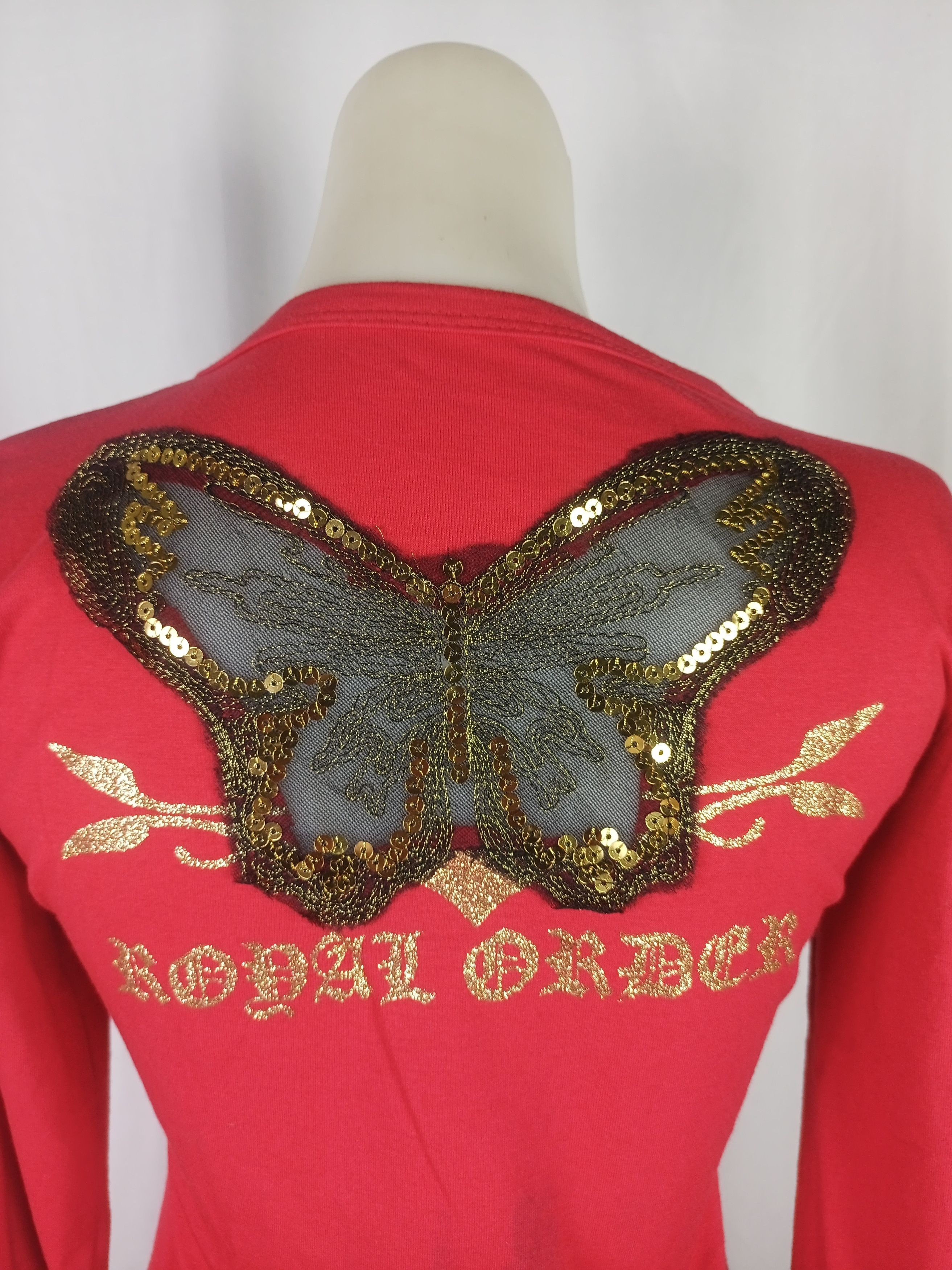 Beauty Beast × Hysteric Glamour × Japanese Brand EINSTEN Rhinestone Butterfly Embroidery *NO TAG* Size US M / EU 48-50 / 2 - 2 Thumbnail