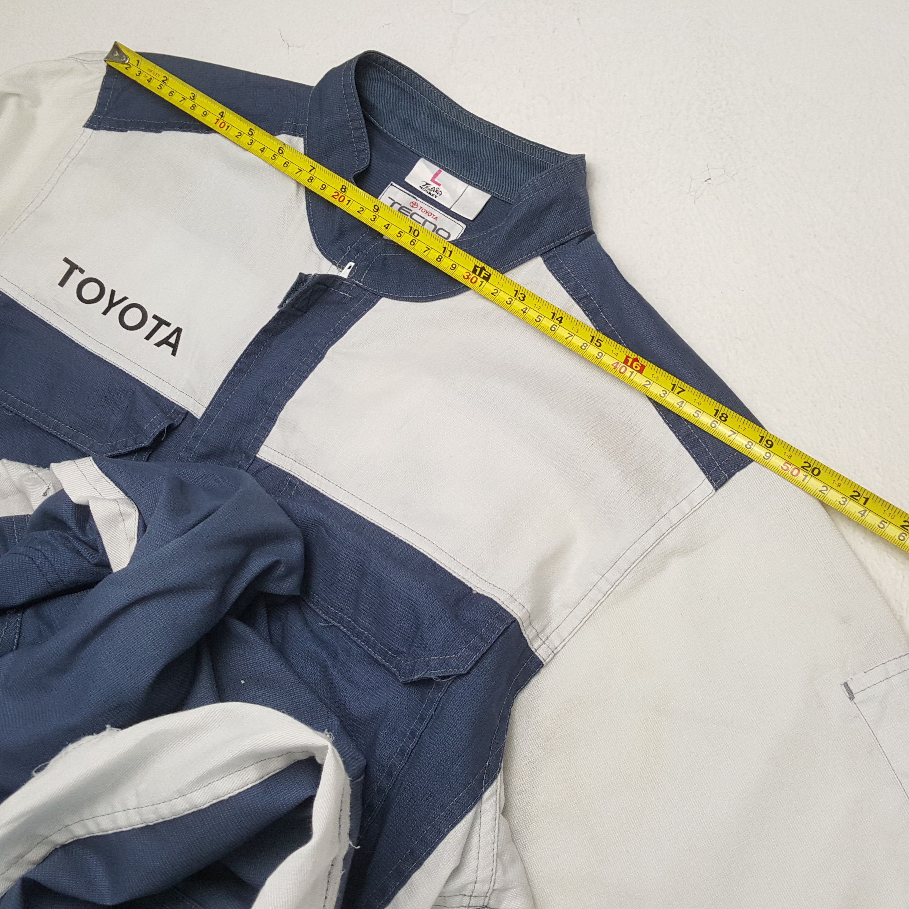 Japanese Brand × Vintage Vintage TOYOTA Japanese Motorsports Racing Coverall Jacket Size US M / EU 48-50 / 2 - 9 Thumbnail