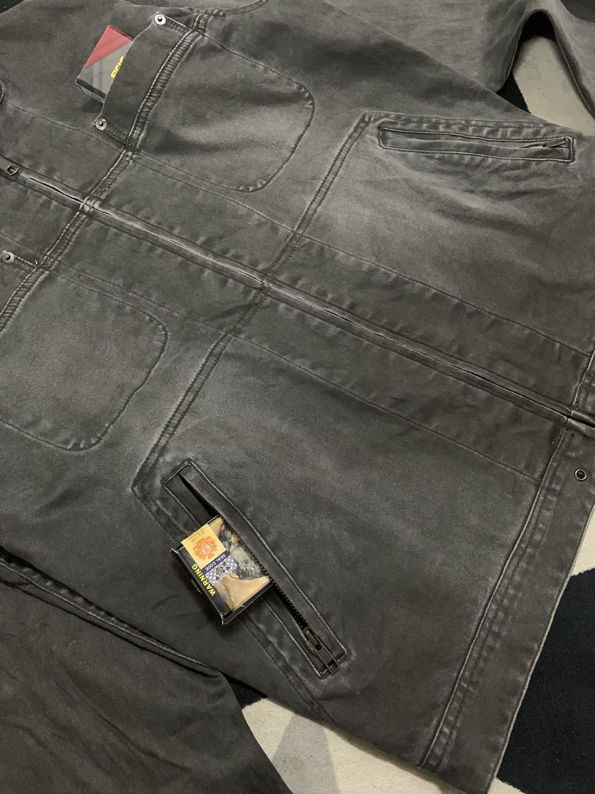 KMRii Vintage Japanese Brand Faded Canvas Biker-Punk Style Jacket Size US M / EU 48-50 / 2 - 8 Thumbnail