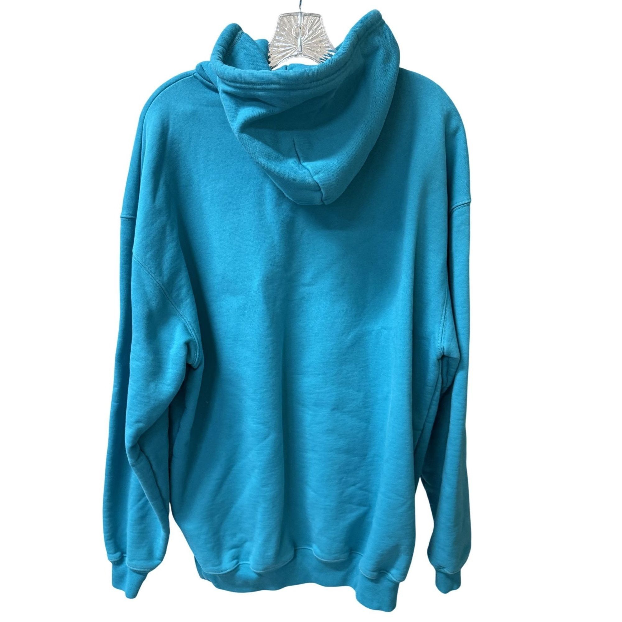 Balenciaga Balenciaga Unisex Wardrobe Oversized Turquoise Hoodie With L Size US XS / EU 42 / 0 - 2 Thumbnail