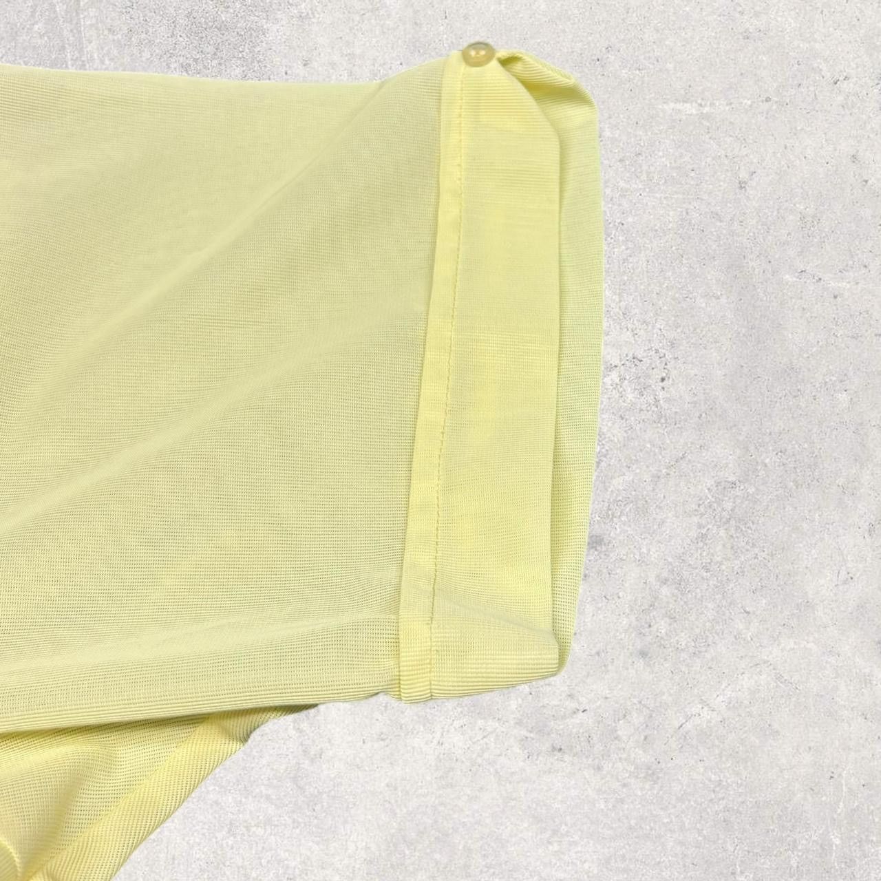 Vintage 1960s Vintage Pale Yellow Button Up Shirt Size US L / EU 52-54 / 3 - 4 Thumbnail