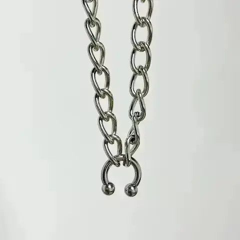 Other Hip Hop C Shape Necklaces Size ONE SIZE - 4 Thumbnail