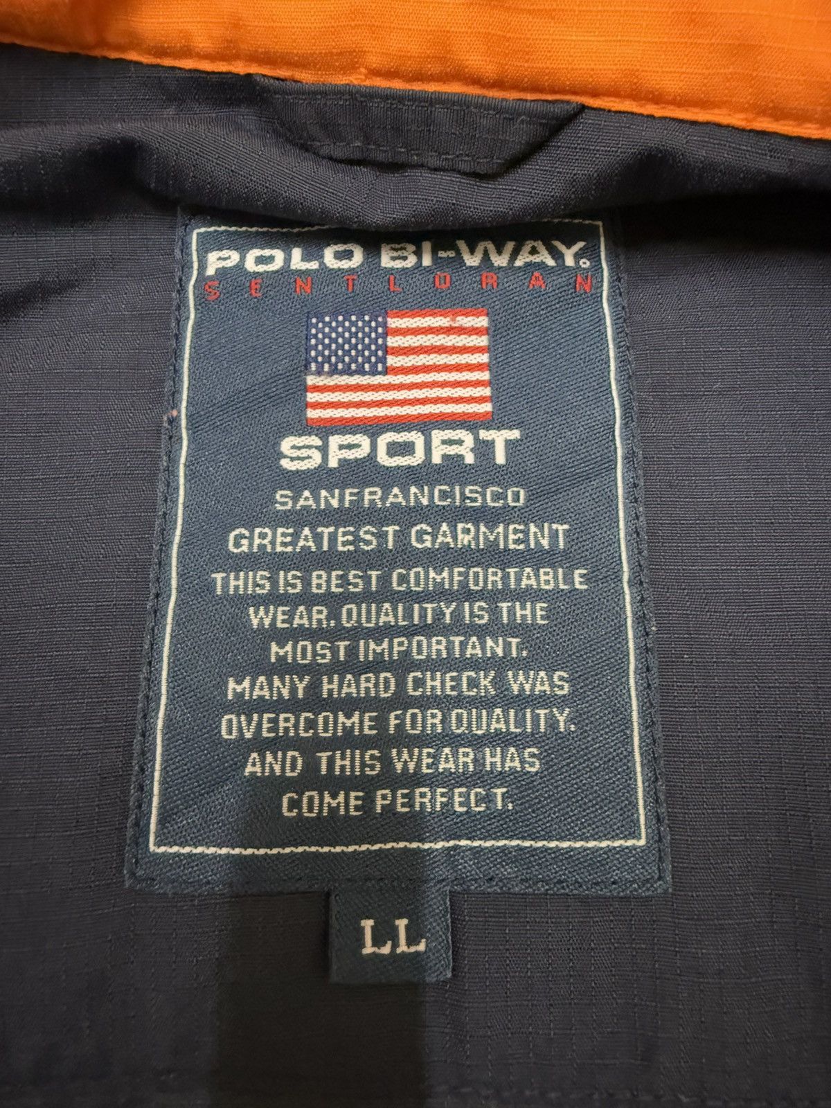 Japanese Brand Vintage 90s Polo bi-way Sentloran Sport Winbreaker Vest Size US L / EU 52-54 / 3 - 8 Thumbnail