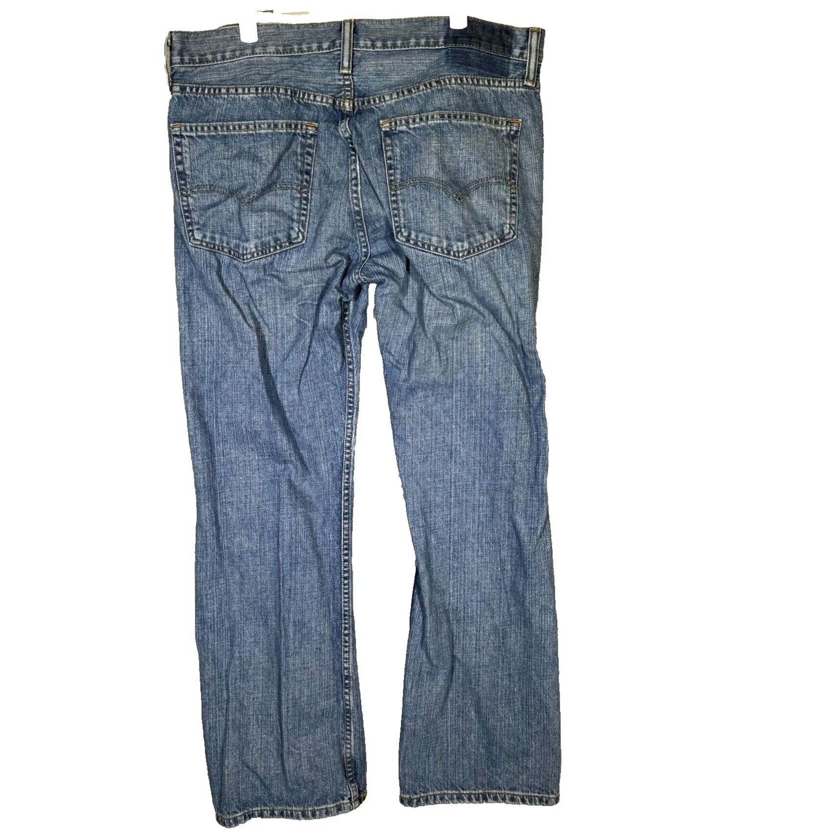 Levi's Levi’s 527 Jeans Bootcut Men’s 36x30 Blue Denim 100% Cotton Slim? Relaxed? Mid Rise Vintage: No Size US 36 / EU 52 - 2 Thumbnail