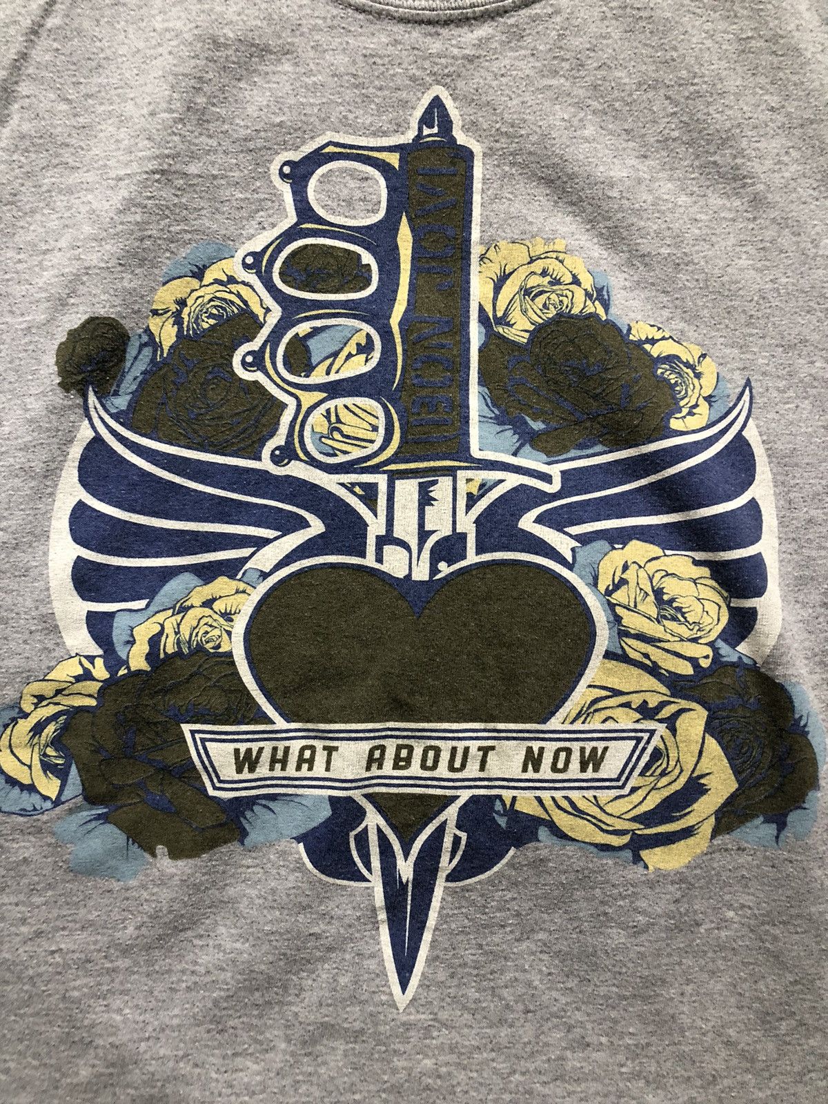 Band Tees × Bon Jovi × Vintage Bon Jovi ‘What About Now’ 2013 Tour Classic Rock T Shirt Size US XL / EU 56 / 4 - 2 Thumbnail