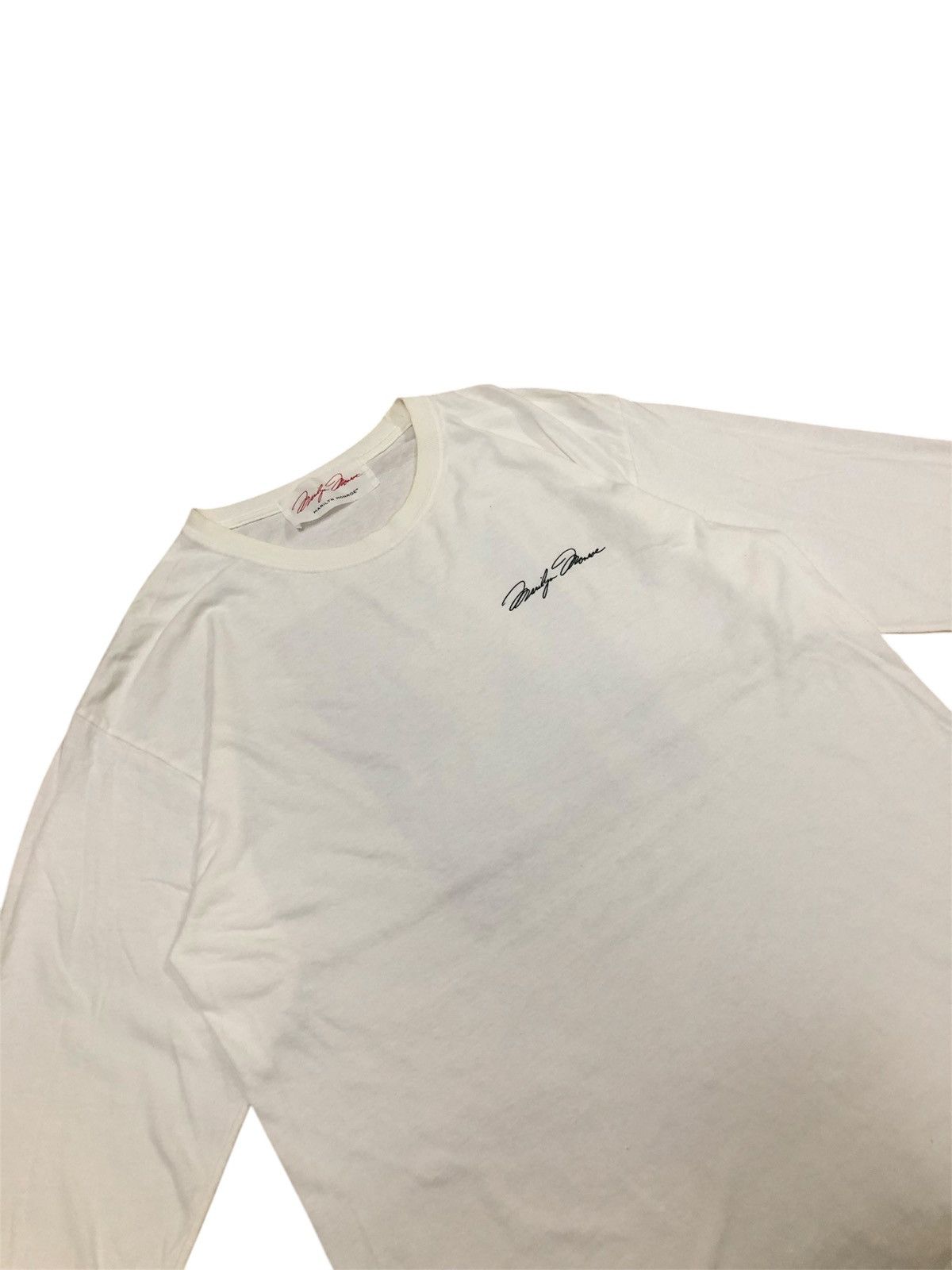 Vintage Vintage y2k Marily Monroe Graphic Long Sleeve Tee Size US L / EU 52-54 / 3 - 6 Thumbnail