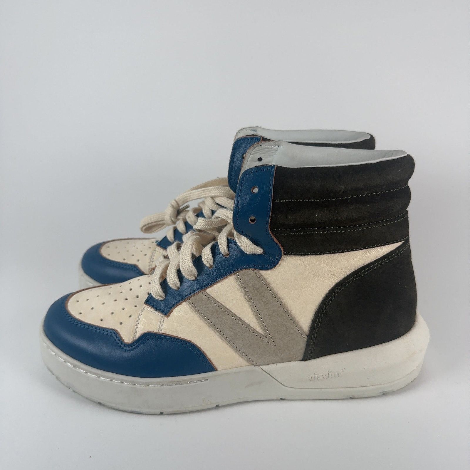 Visvim Visvim Chamberlain Hi Blue Hightop Sneakers Size US 9 / EU 42 - 6 Thumbnail