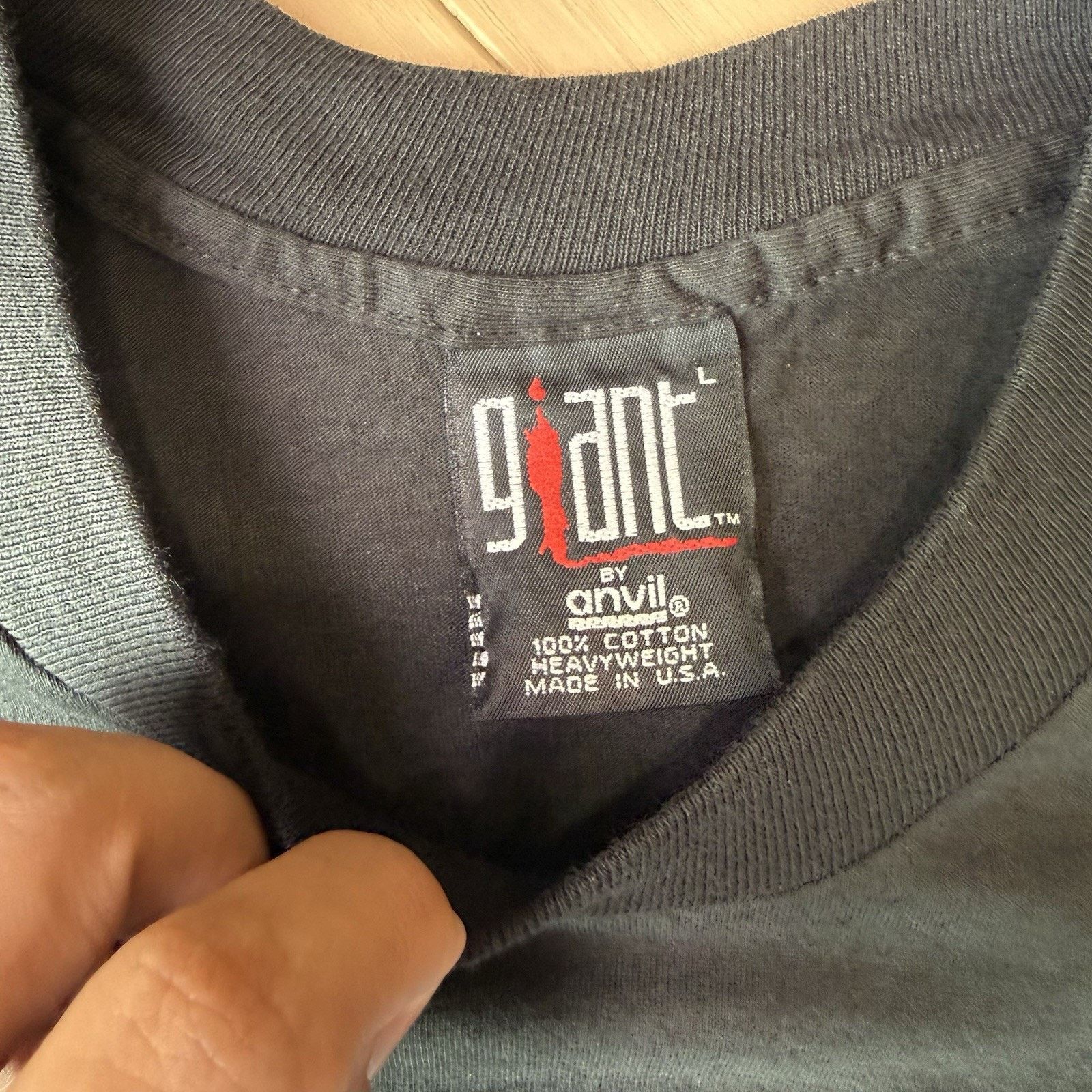 Giant Vintage Demolition Man Shirt L Black 90s Giant Movie Promo Size US L / EU 52-54 / 3 - 6 Thumbnail