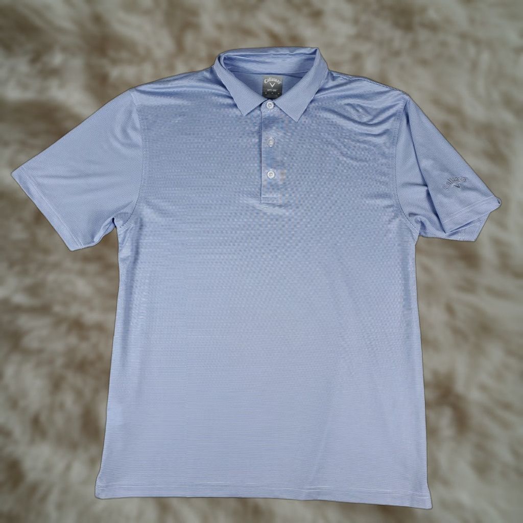 Callaway Callaway Polo Shirt Mens Size Medium Blue Striped Casual Golf Short Sleeve Shirt Mens Polo Size US M / EU 48-50 / 2 - 1 Thumbnail