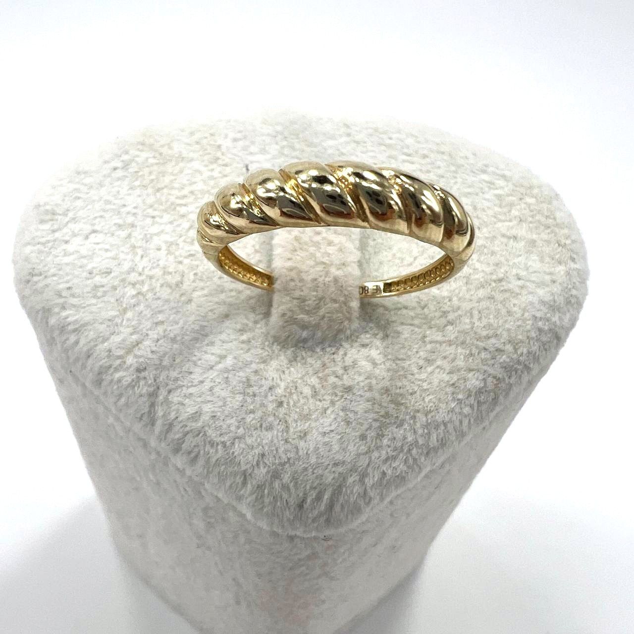 Other 14K Yellow Gold Twisted Ring – Elegant, Smooth, and Delicate Size ONE SIZE - 2 Thumbnail