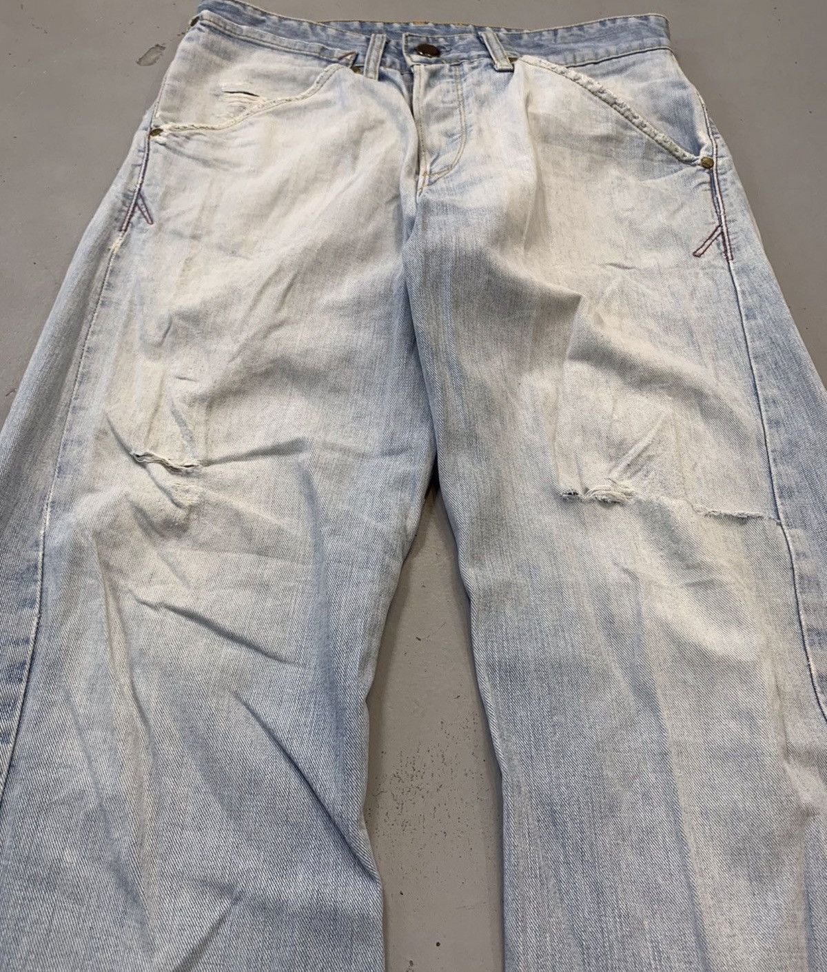 Levi's Vintage Levi’s engineer jeans denim Size US 30 / EU 46 - 6 Thumbnail