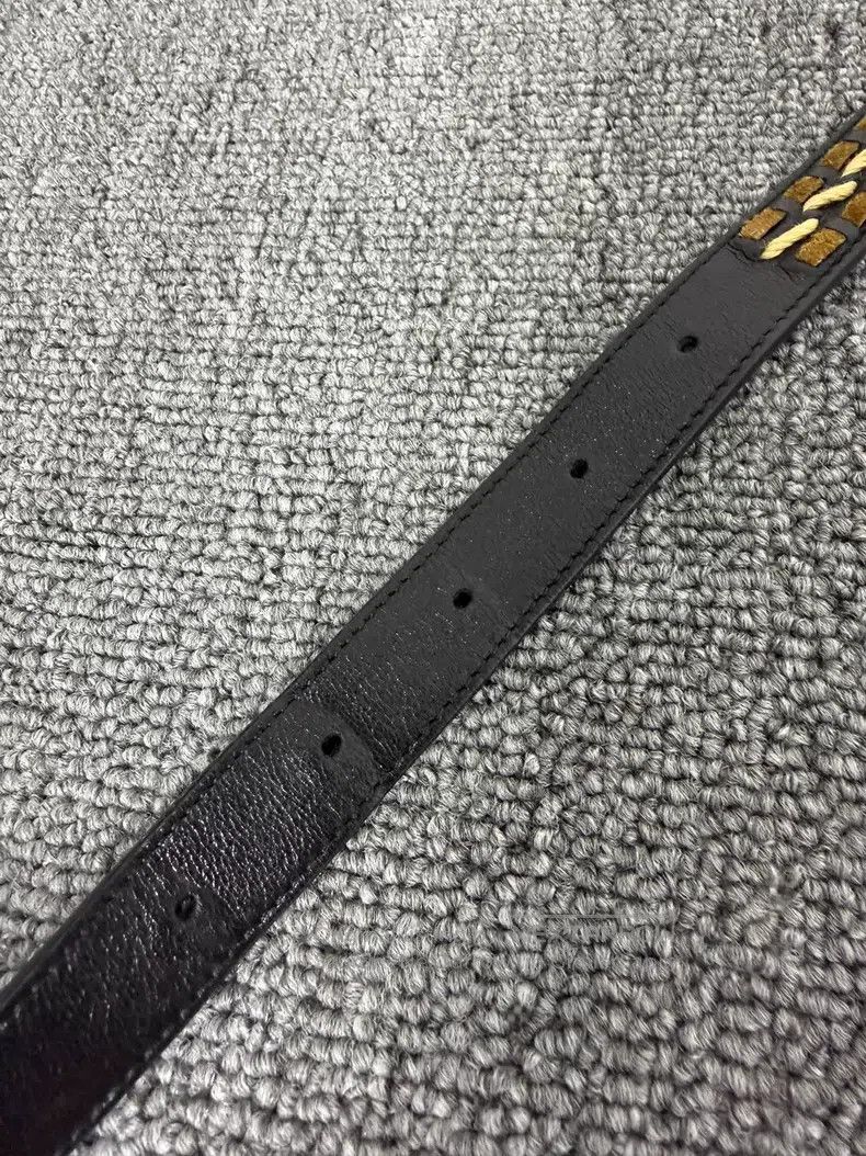 Saint Laurent Paris Saint Laurent Paris size 80 Brass stud-woven belt Size ONE SIZE - 5 Thumbnail
