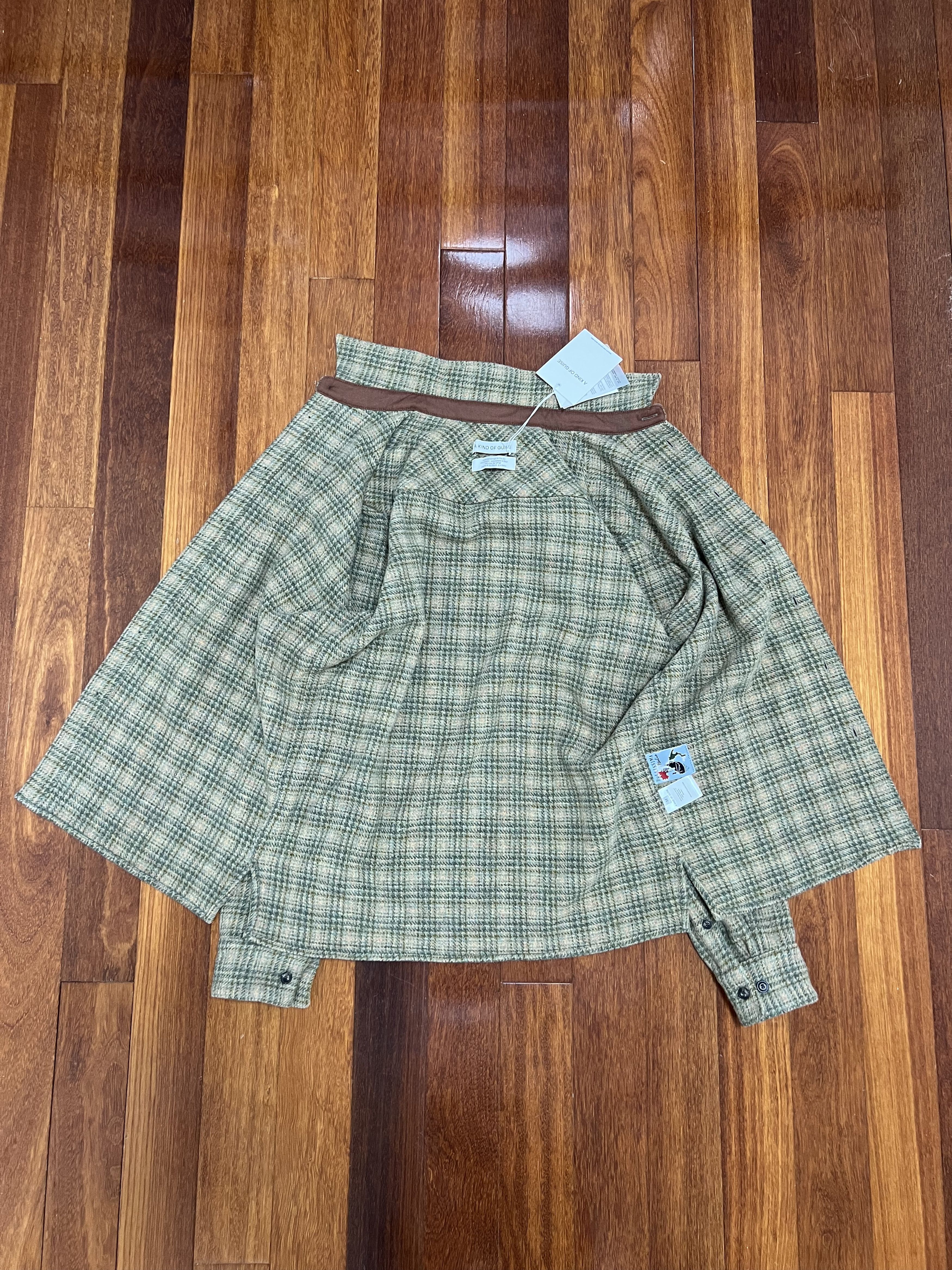 A Kind Of Guise 💚 AW23 A Kind Of Guise Dullu Shirt Northern Lights Check Size US M / EU 48-50 / 2 - 9 Thumbnail