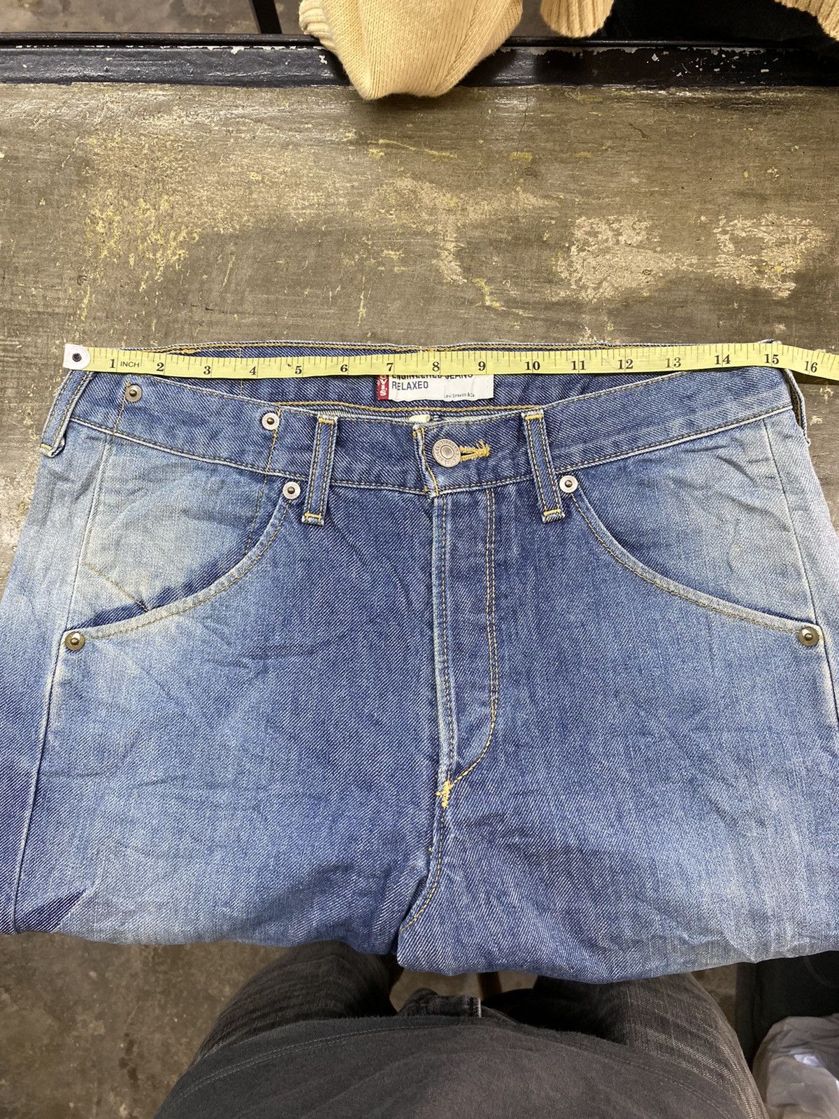 Levi's vintage levis engineered star back painted distressed Size US 30 / EU 46 - 14 Thumbnail