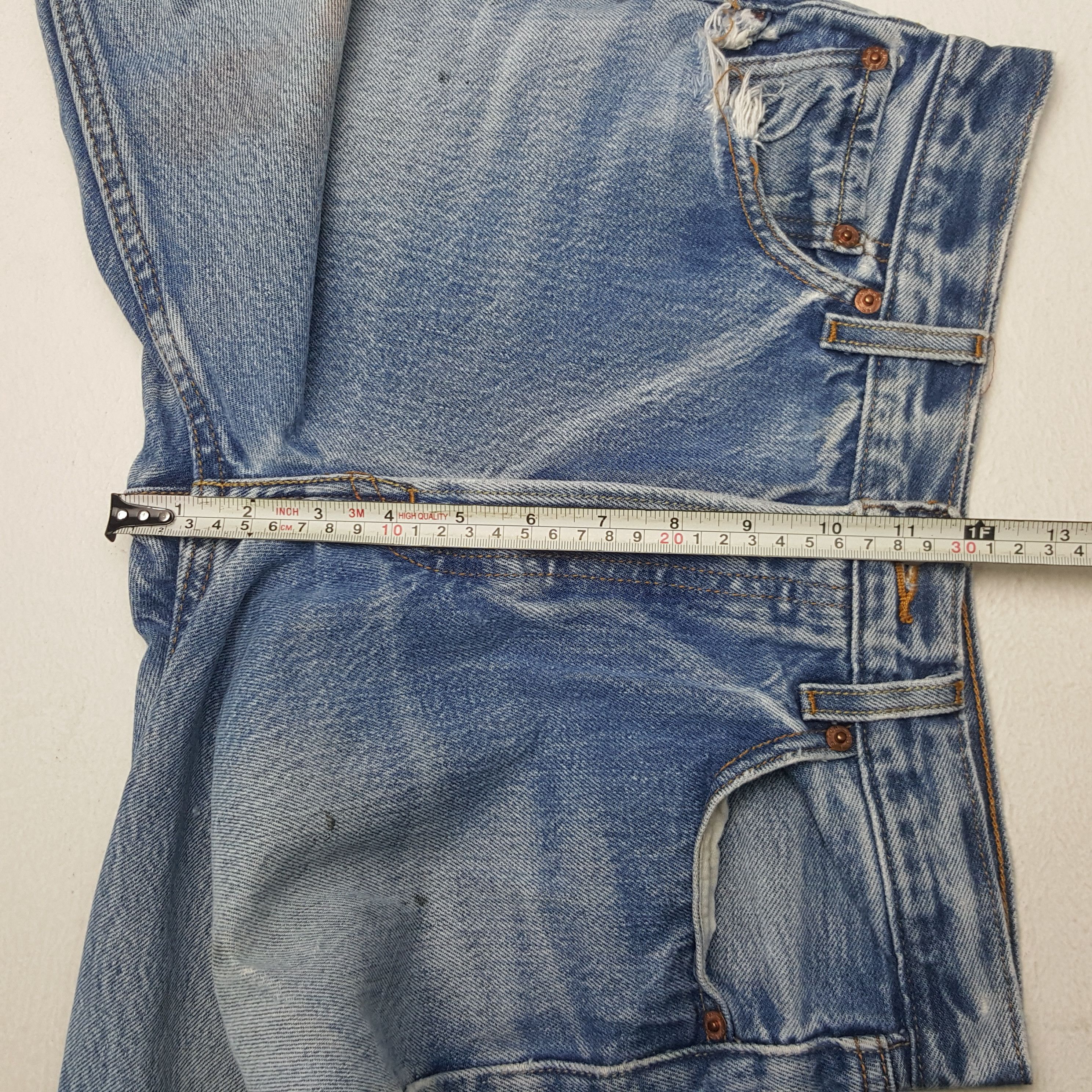 Levi's × Vintage Vintage Levi's 501 American Distressed Denim Jeans Size US 28 / EU 44 - 10 Thumbnail