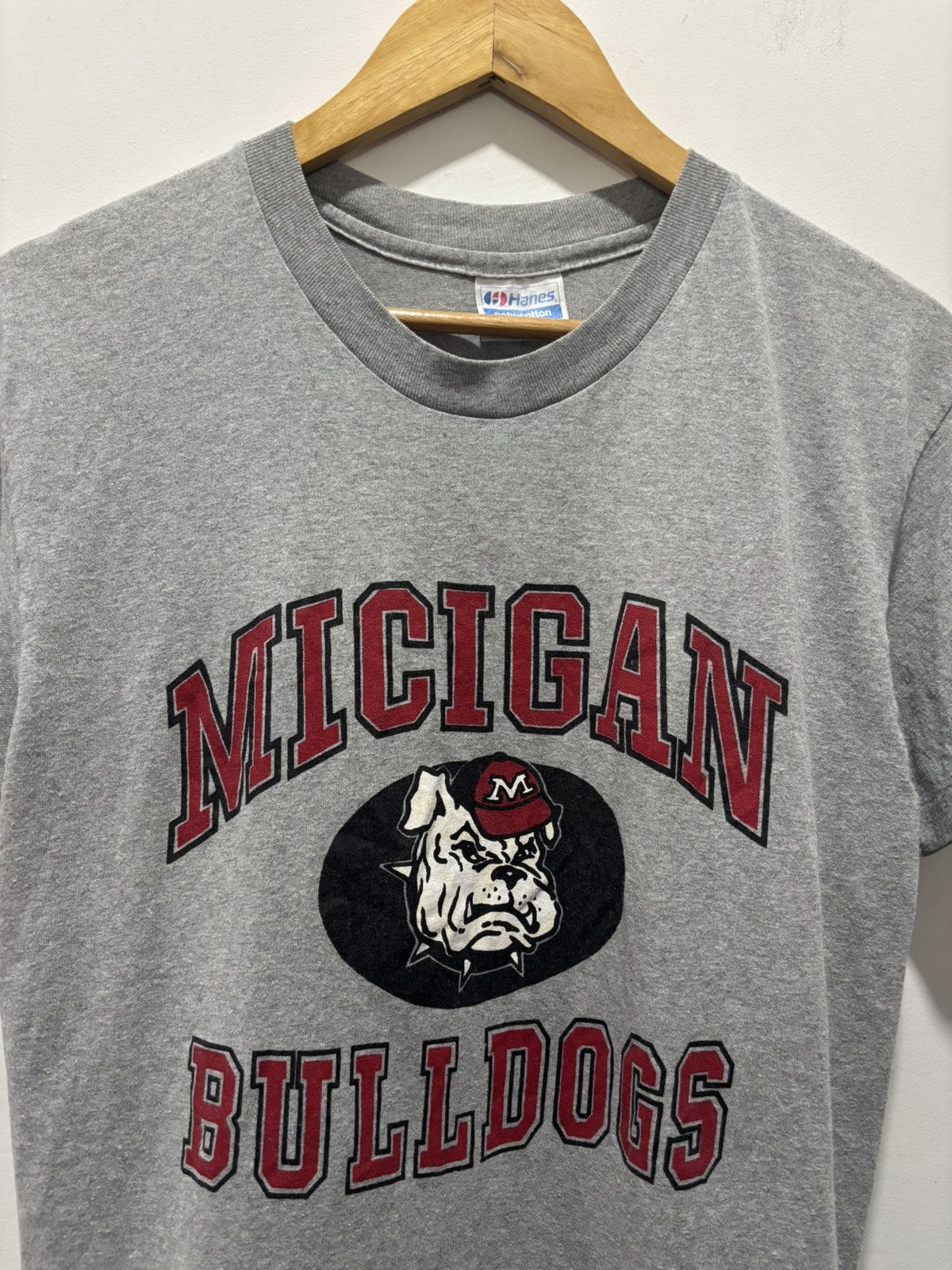 Vintage Vintage 80’s Michigan Bulldogs Tshirt Size US L / EU 52-54 / 3 - 2 Thumbnail