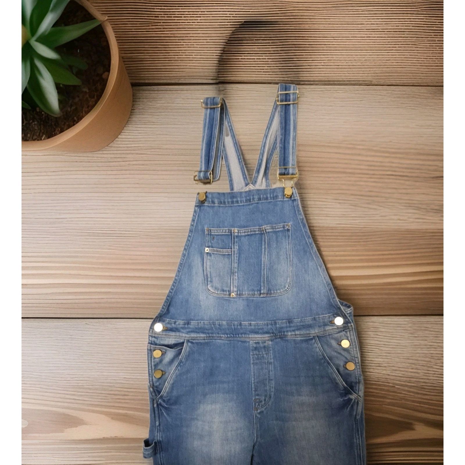 Frame Frame Classic Le Garcon Distressed Overall Carpenter S Size 26" / US 2 / IT 38 - 8 Thumbnail