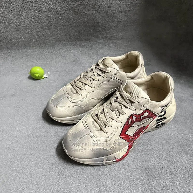 Gucci Gucci Rhyton Leather Low. Size US 8.5 / EU 41-42 - 1 Thumbnail