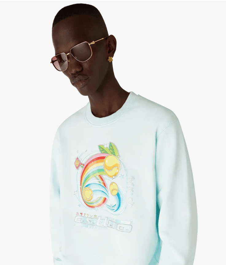Casablanca BNWT AW25 CASABLANCA MANGA TENNIS BALL SWEATSHIRT S Size US S / EU 44-46 / 1 - 1 Thumbnail