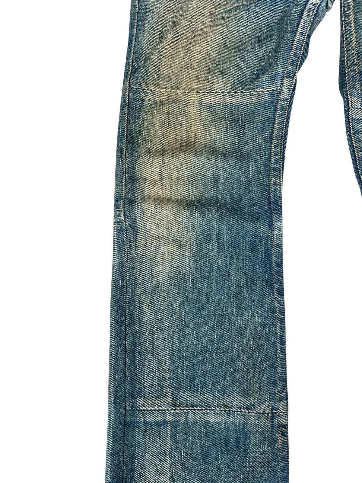 Levi's 2004 Levi’s Red Dirty Mud Stains Denim Patchwork Jeans Thick Size US 29 - 9 Thumbnail