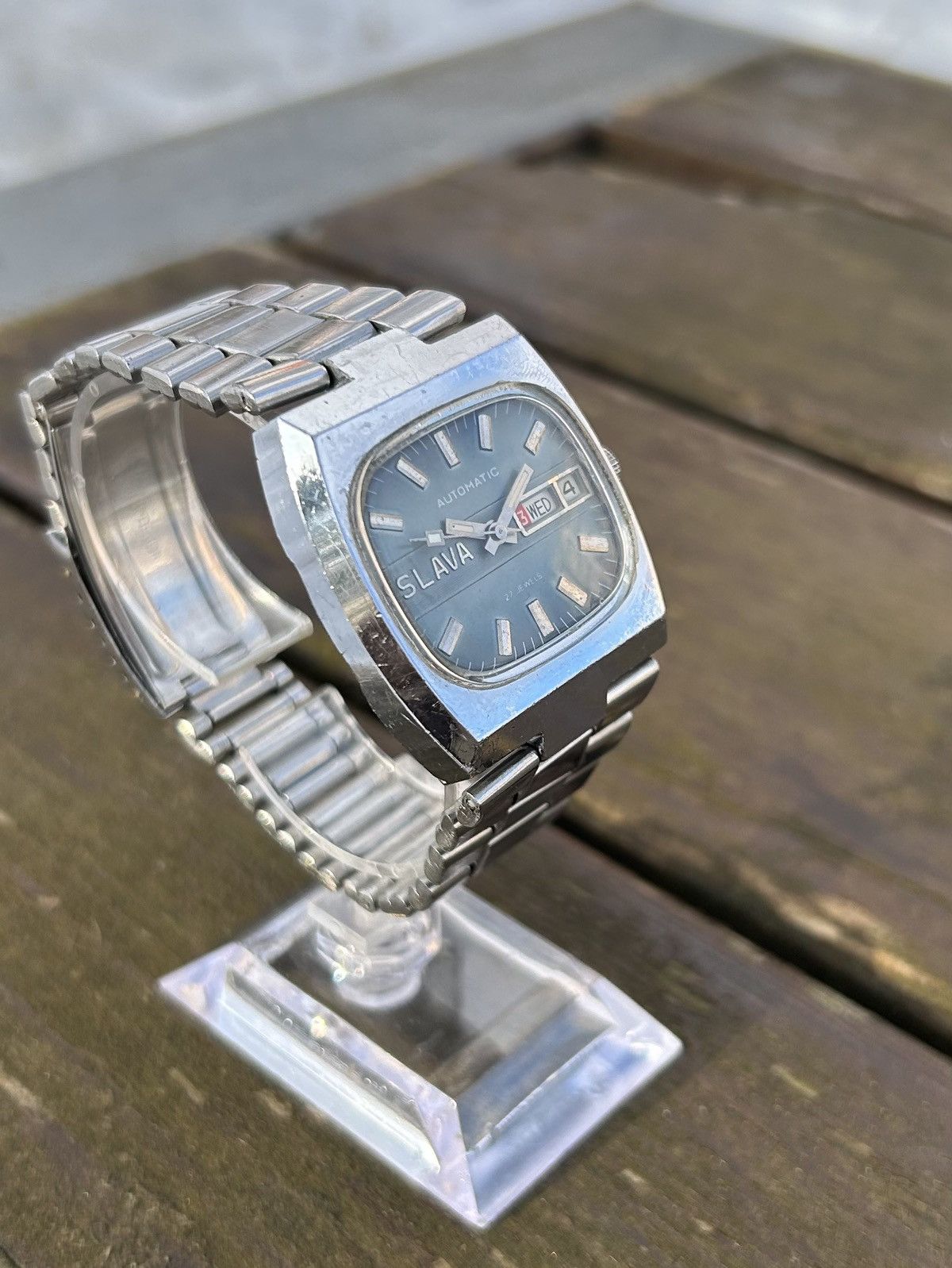 Vintage Vintage Slava Automatic Watch Mechanical Authentic 1980s Size ONE SIZE - 5 Thumbnail