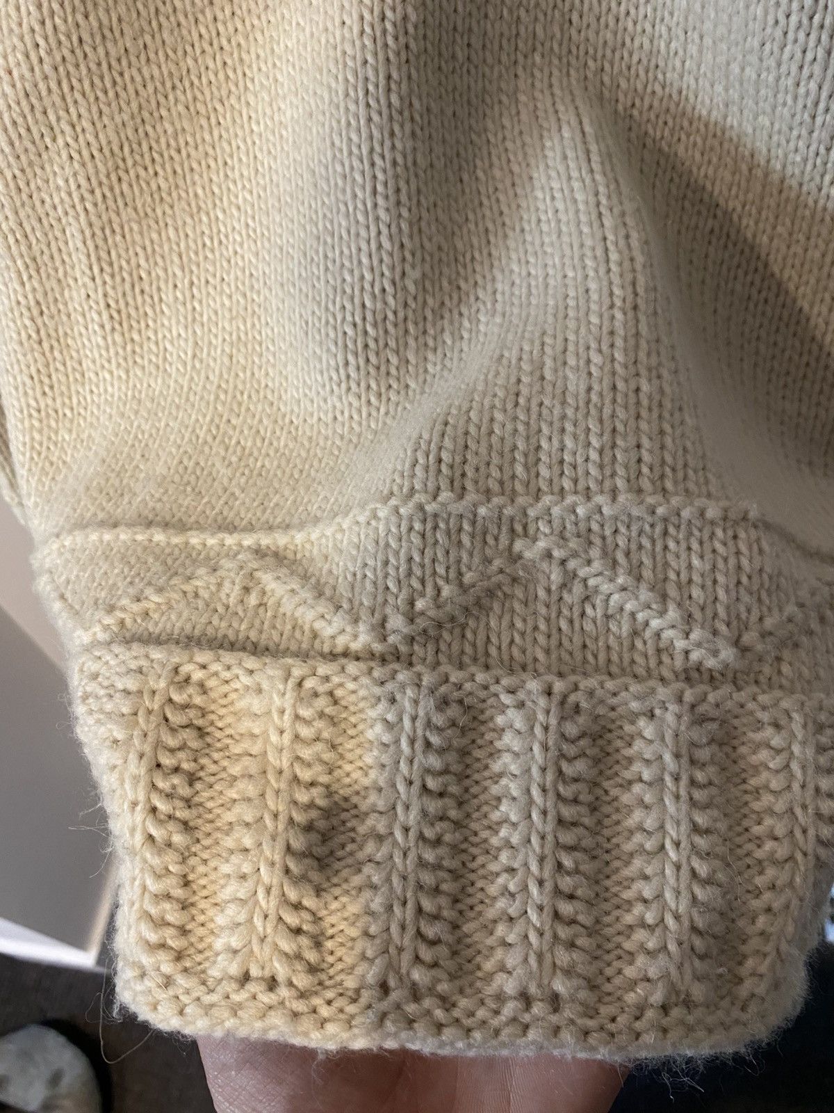 JW Anderson × Uniqlo Cream J.W Anderson Mock Neck Alpaca Blend Sweater Size US M / EU 48-50 / 2 - 4 Thumbnail