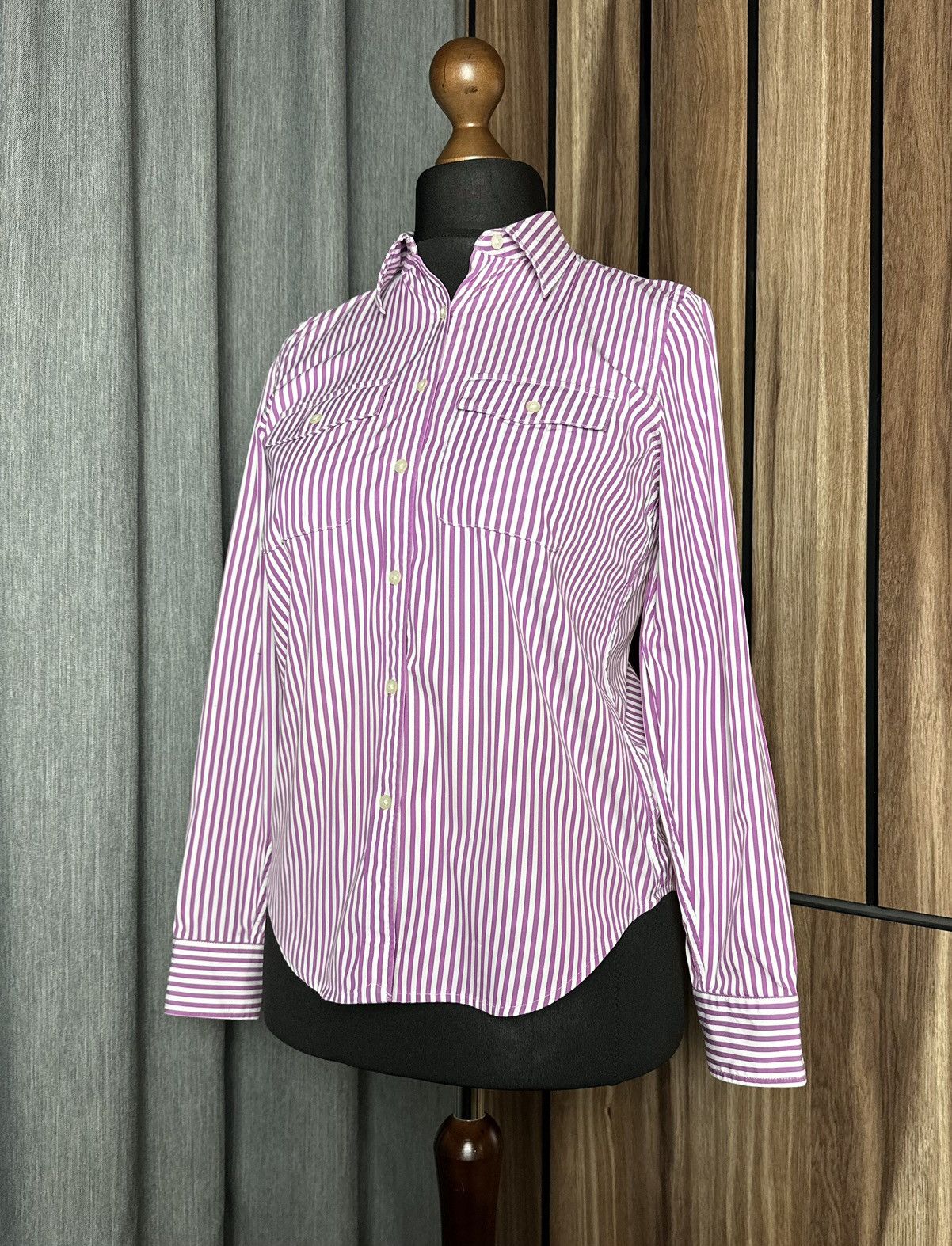 Ralph Lauren Lauren Ralph Lauren Striped Shirt Blouse Women's Size XS Size XS / US 0-2 / IT 36-38 - 2 Thumbnail