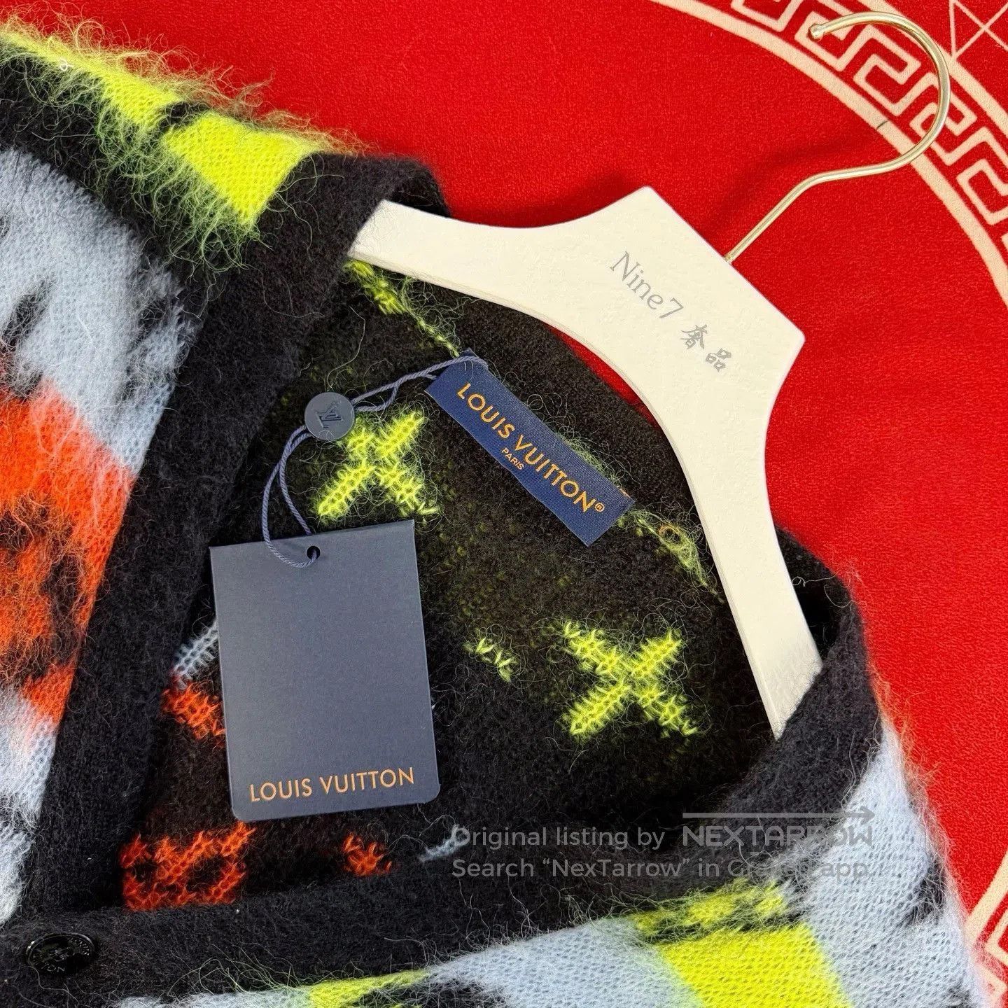 Louis Vuitton Louis Vuitton Colorful Monogram Mohair Cardigan. Size M / US 6-8 / IT 42-44 - 3 Thumbnail