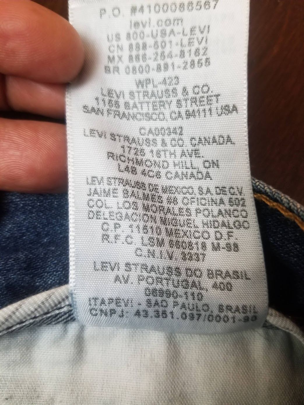 Levi's Levis 511 Skinny Jeans Mens Straight Leg Torn Ripped Size US 31 - 8 Thumbnail
