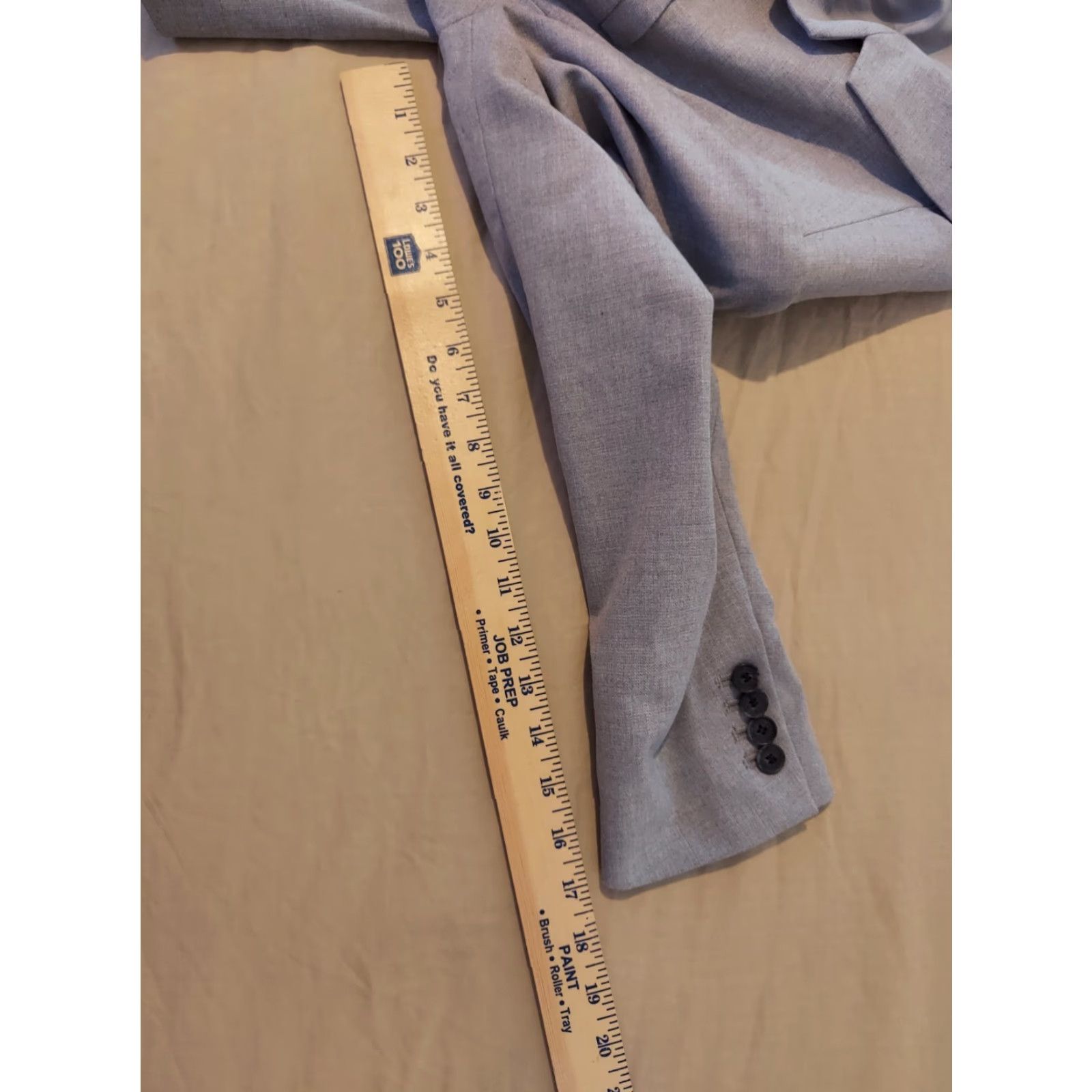 Ann Taylor Womens Ann Taylor Blazer Jacket 14 Gray Basic Jacket Womens Size 14 Gray Blazer Size XL / US 12-14 / IT 48-50 - 7 Thumbnail