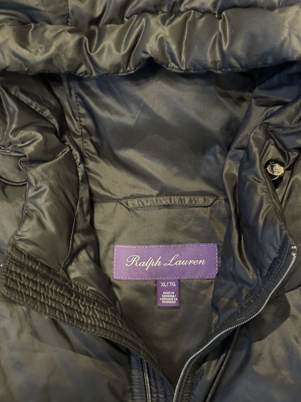Ralph Lauren Purple Label Ralph Lauren Purple Label Hooded Down Vest Black – Size XL Size US XL / EU 56 / 4 - 2 Thumbnail