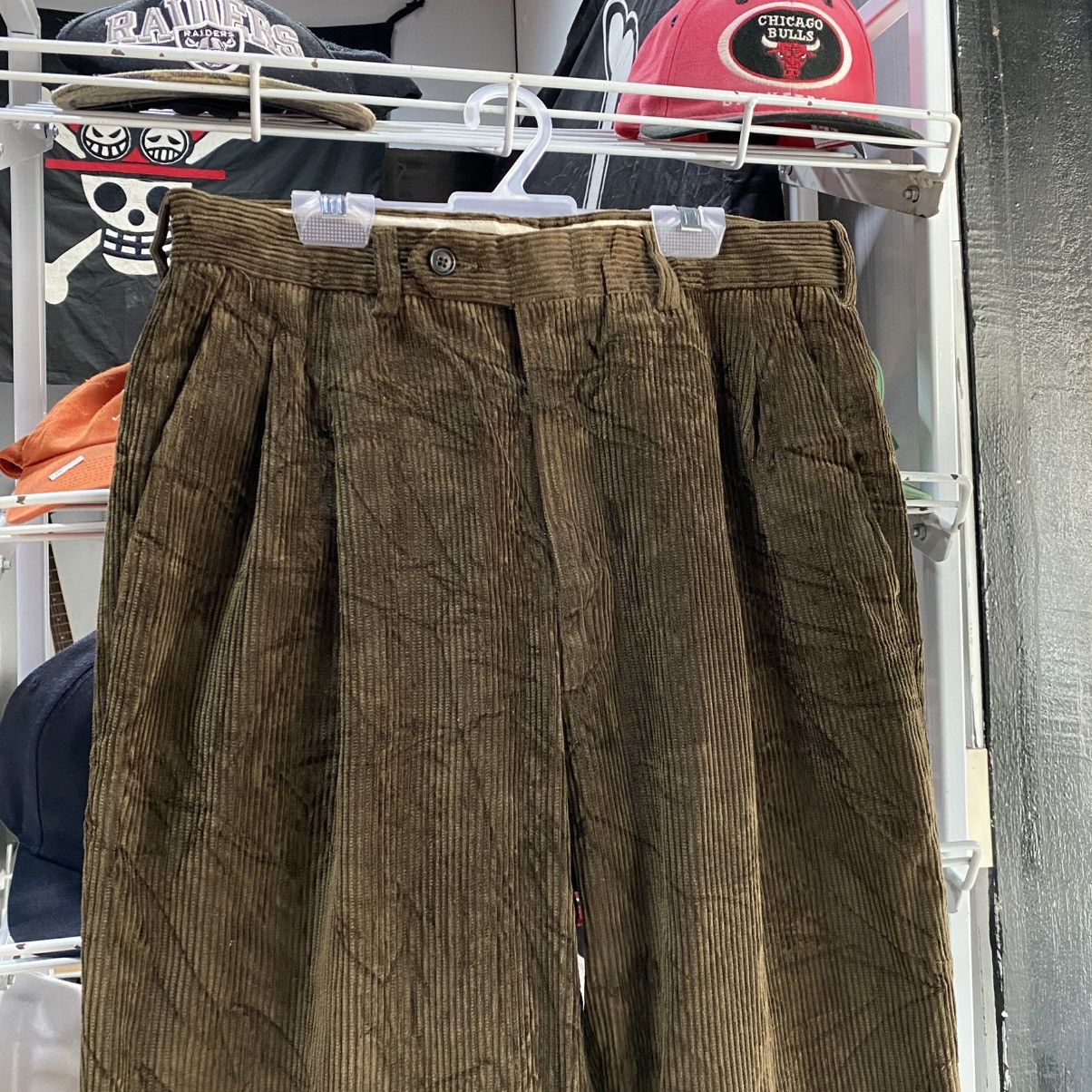 Fendi × Vintage VINTAGE RARE‼️Fendi Corduroy Pants Olive Green Size US 31 - 3 Thumbnail