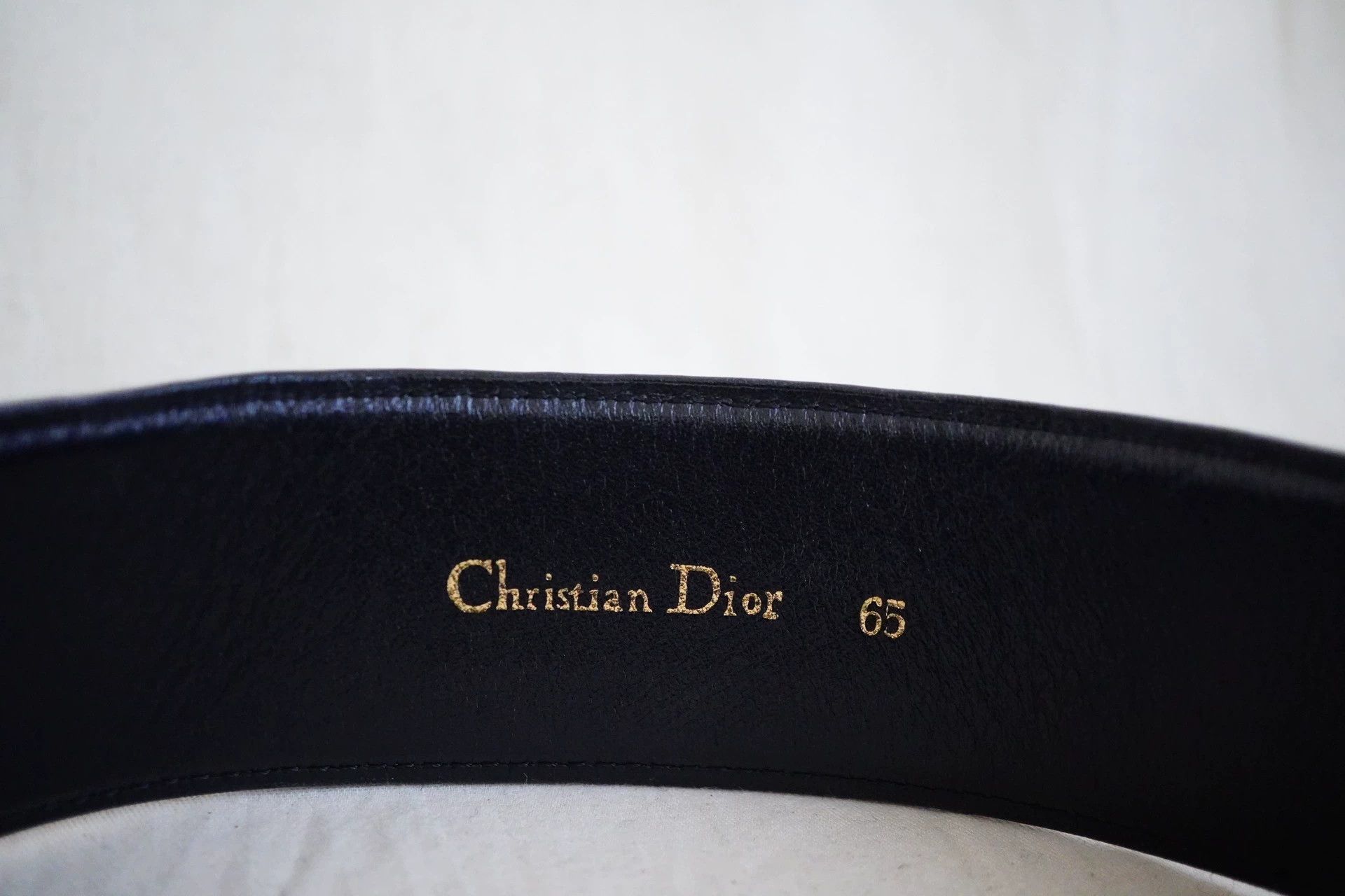 Christian Louboutin Christian Dior 1980s Rare Circle Wide Belt Size ONE SIZE - 9 Thumbnail
